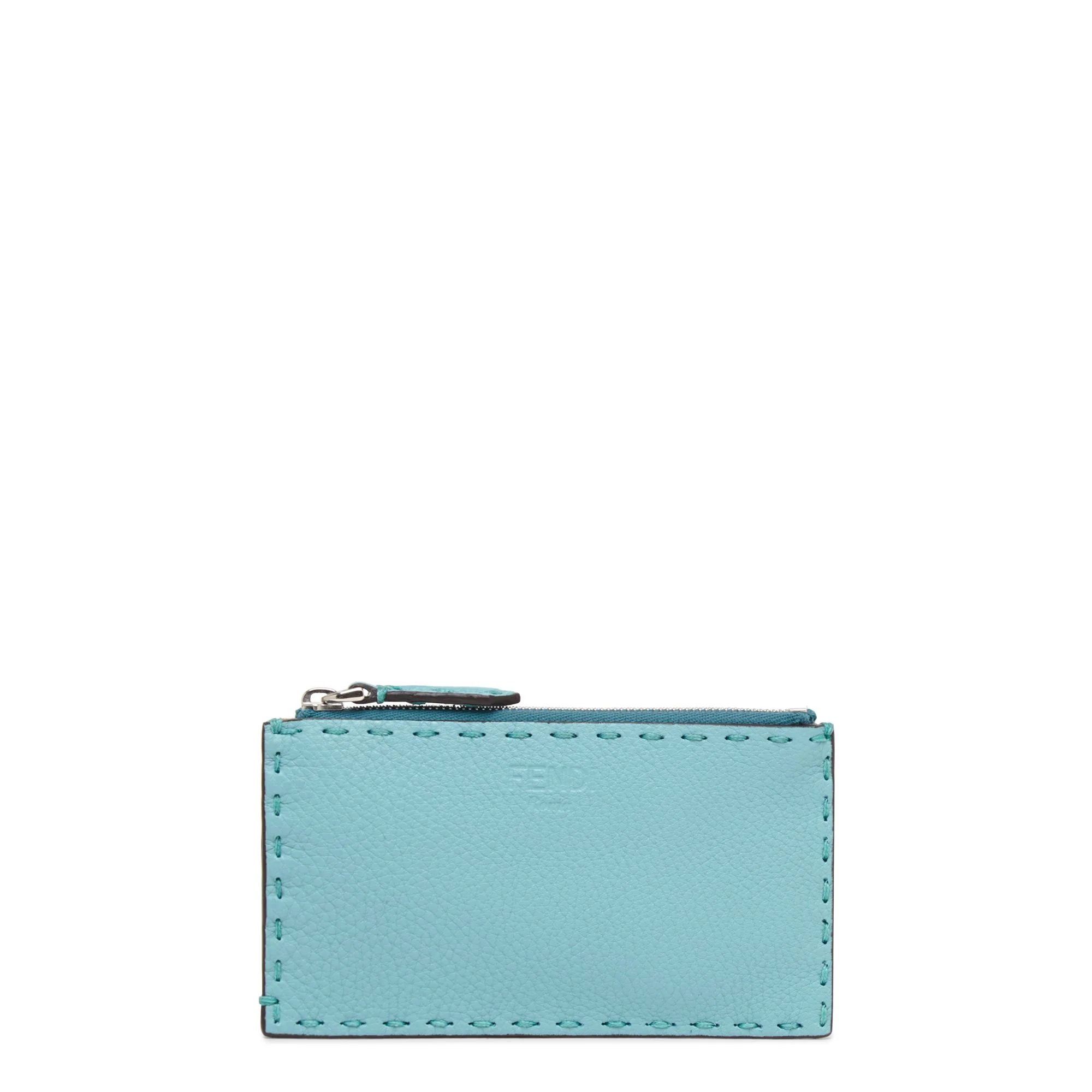 Women's Selleria Card Case Pouch - Laguna + Milk + Palladium