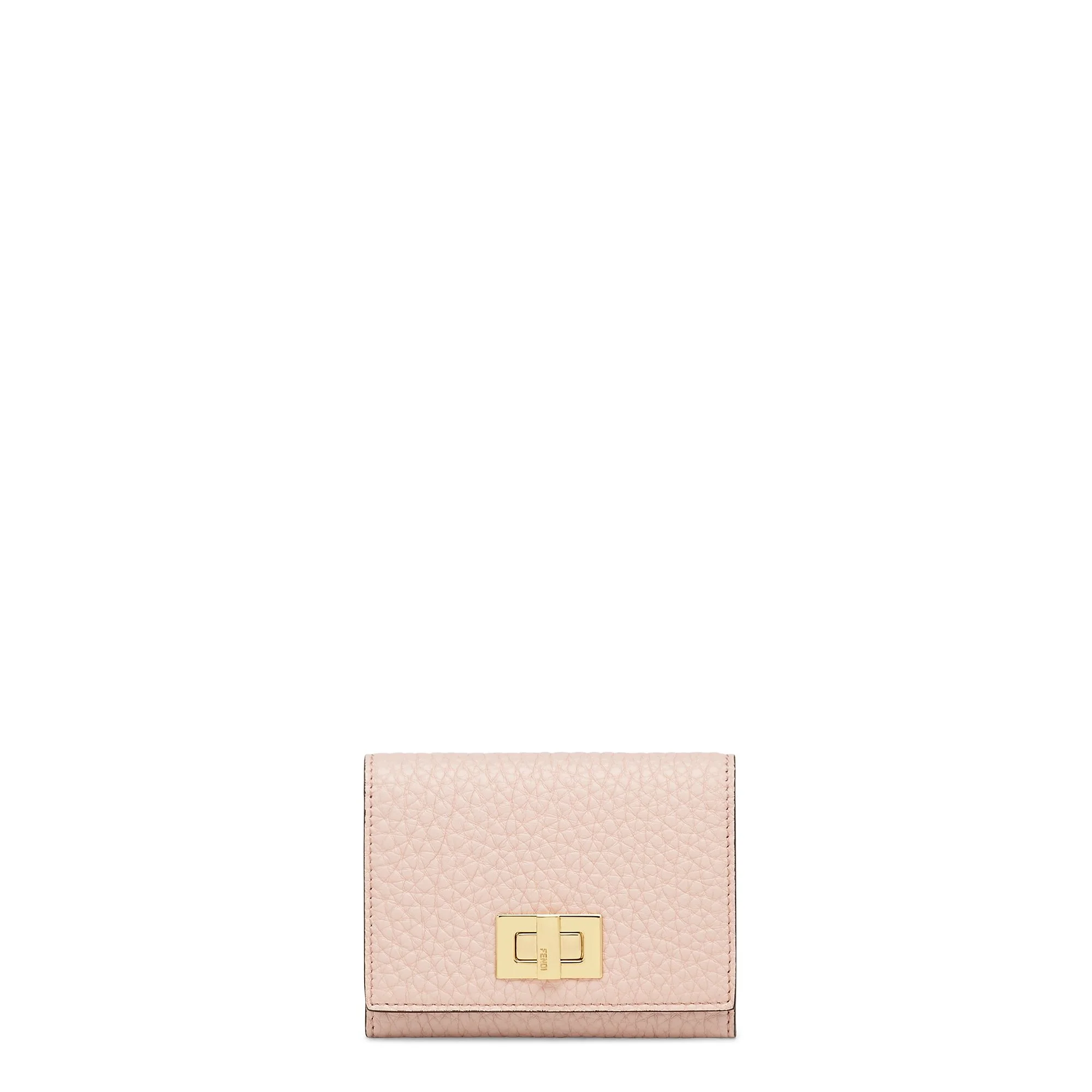 Women's Peekaboo Business Card Case - Powder + Mud + Soft Gold