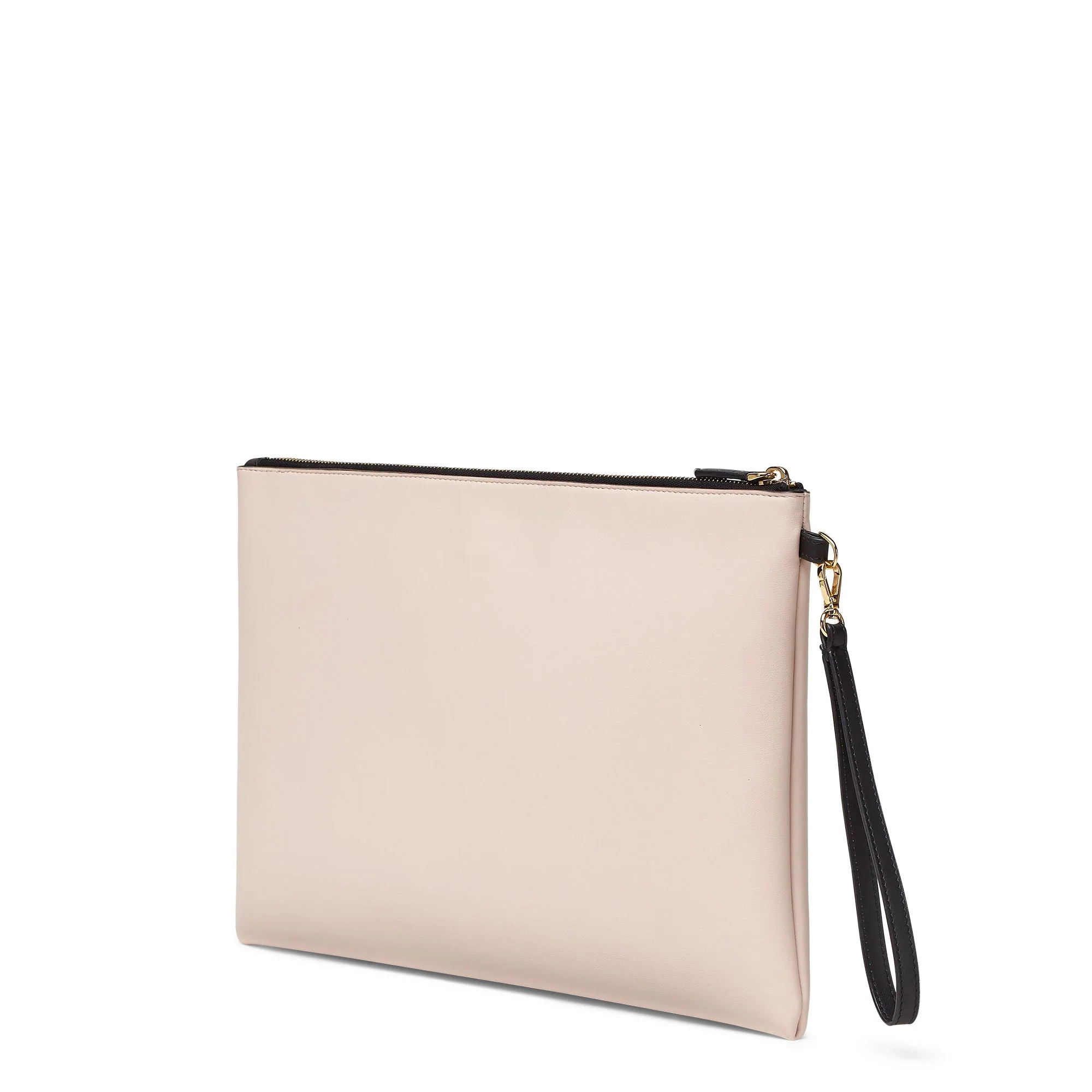 Women's Fendi Roma Large Flat Pouch - Quarzo Pink + Black + Soft Gold - Image 2