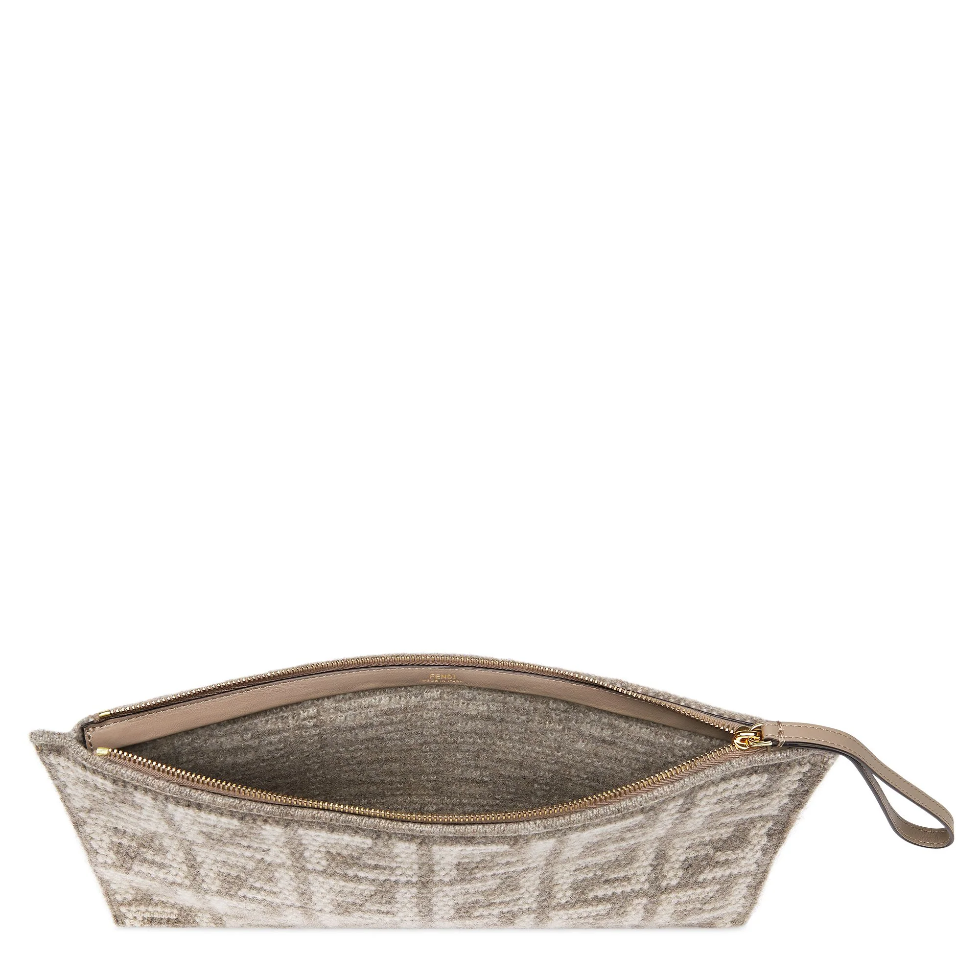 Women's FF Large Flat Pouch - Corda + Soft Gold - Image 3