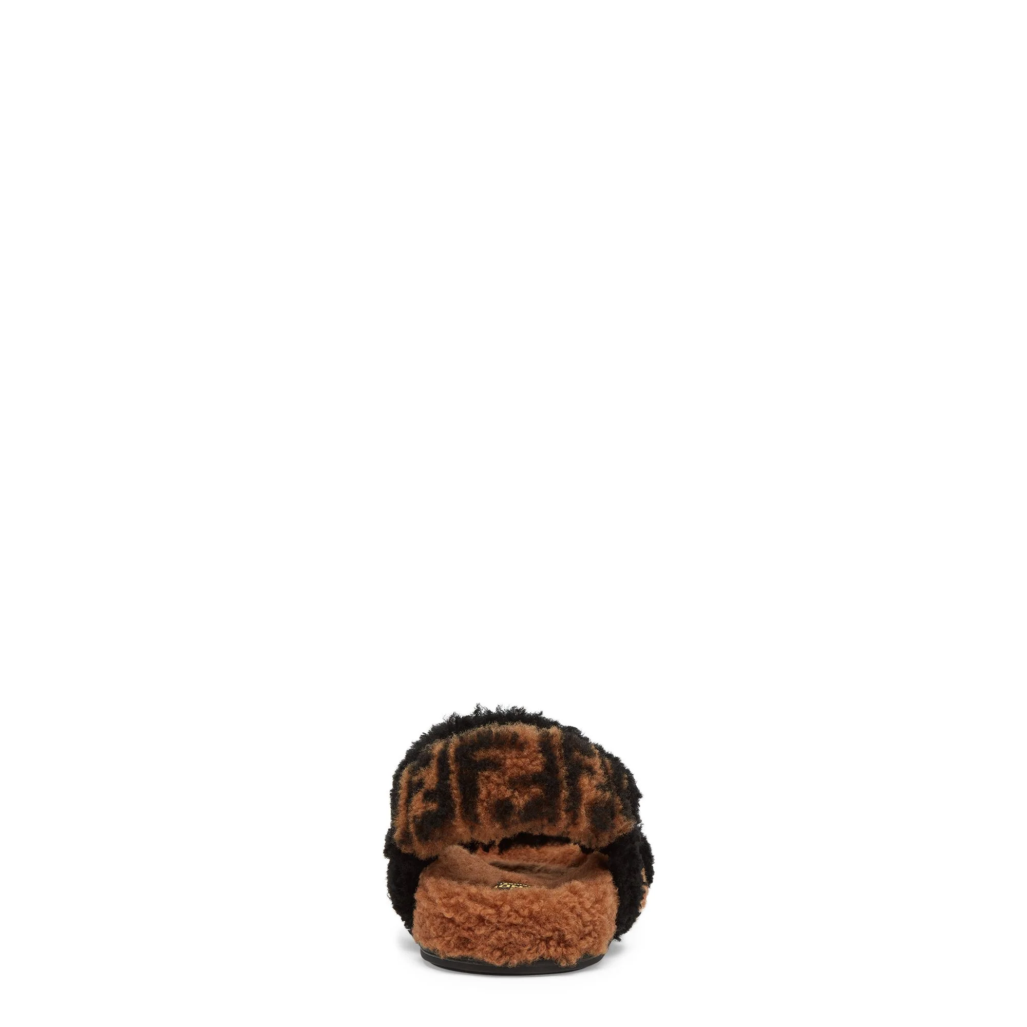 Women's Fendi Feel Sandalo - Black + Black Tobacco - Image 3