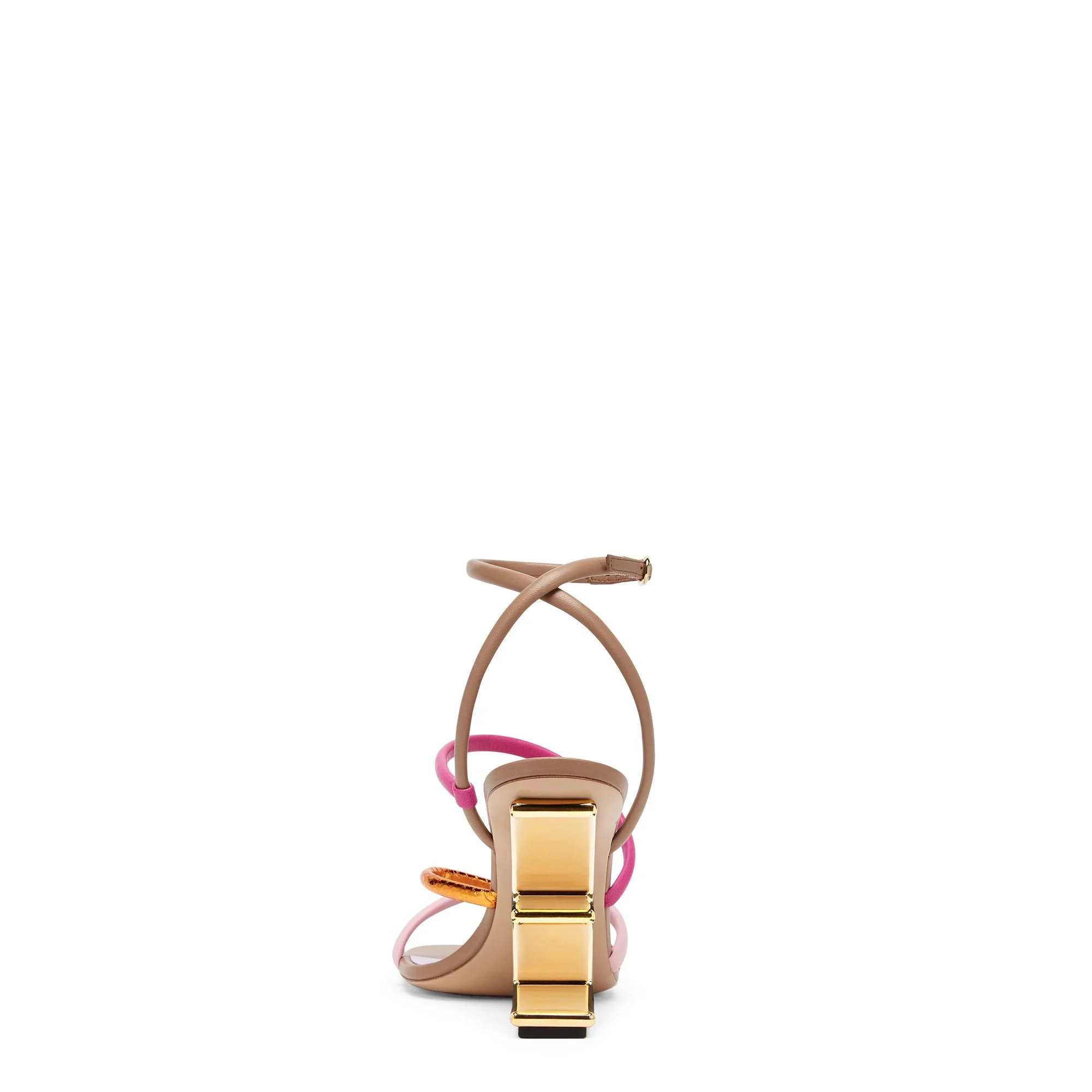 Women's Fendi First Sandalo - Pink + Geran + Cali + Albi - Image 3