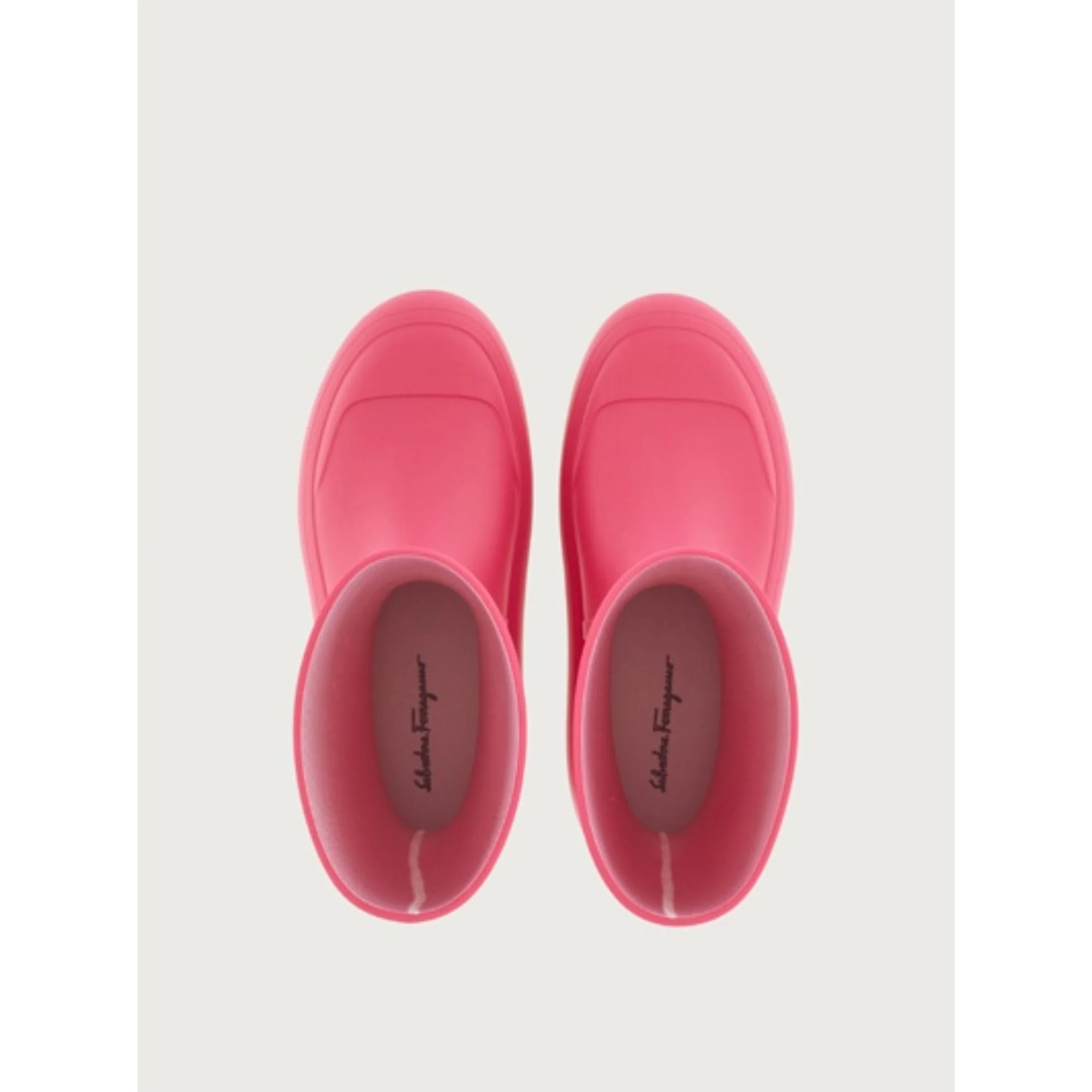 Rain Boots - Hot Pink/White - Image 2