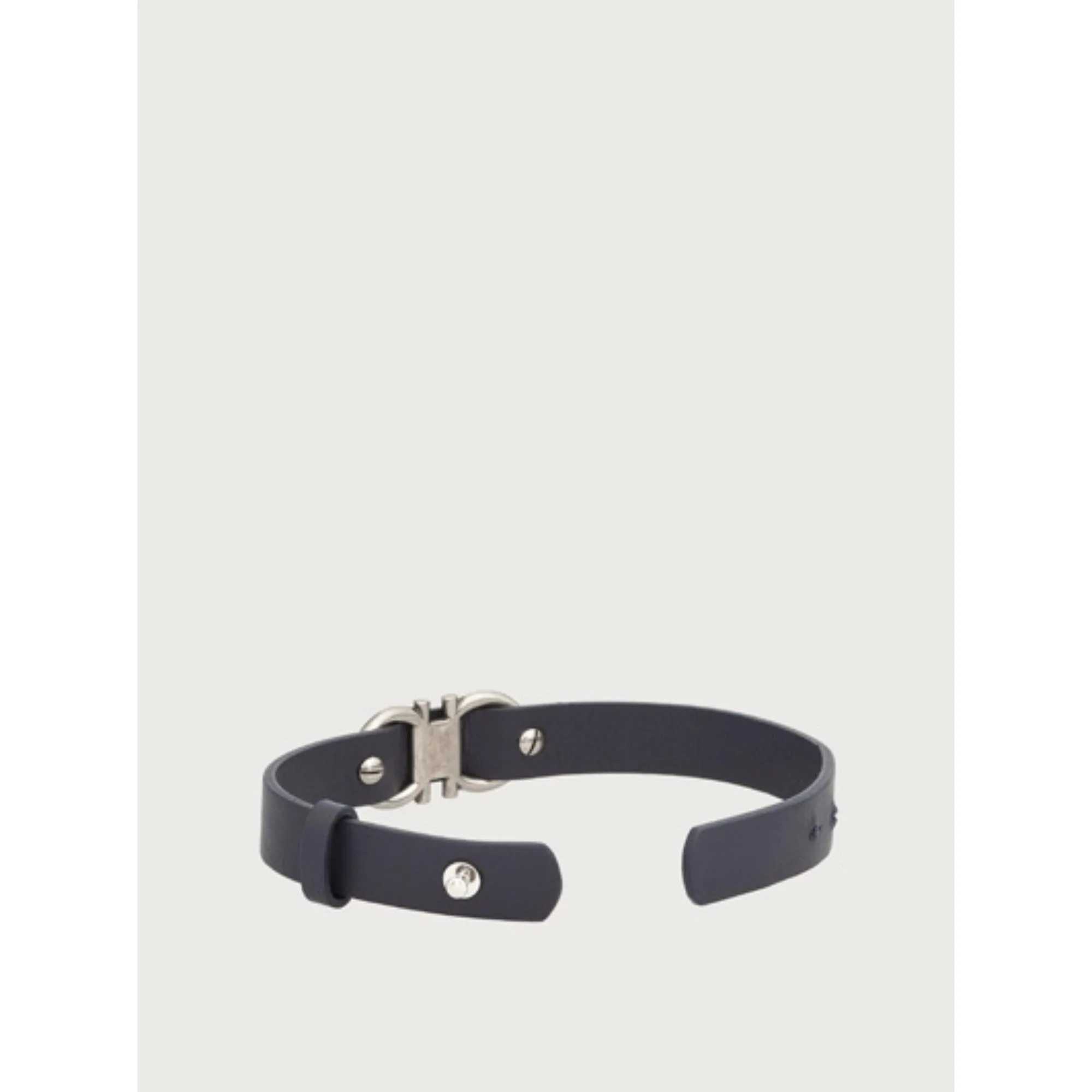 Leather Gancini Bracelet - Bluemarine - Image 2