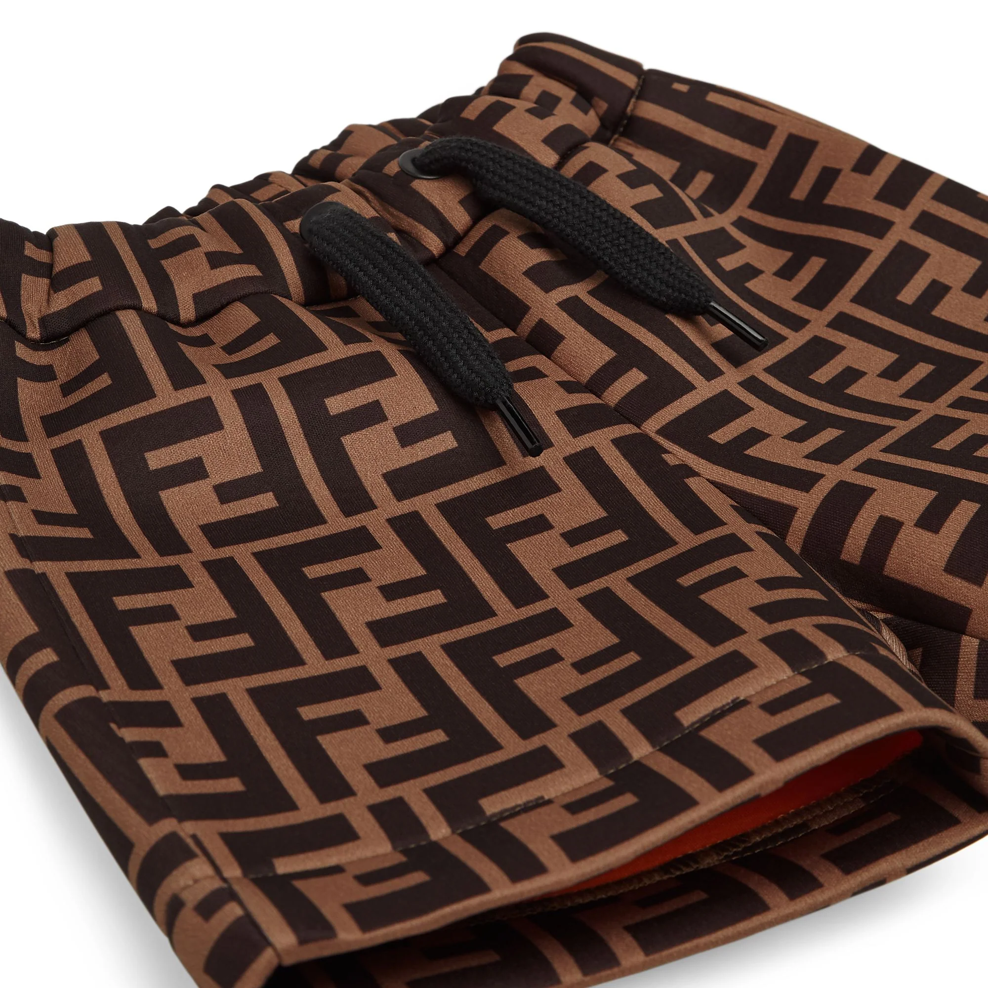 Kids' Bboy Bermuda - Brown + Orange - Image 3