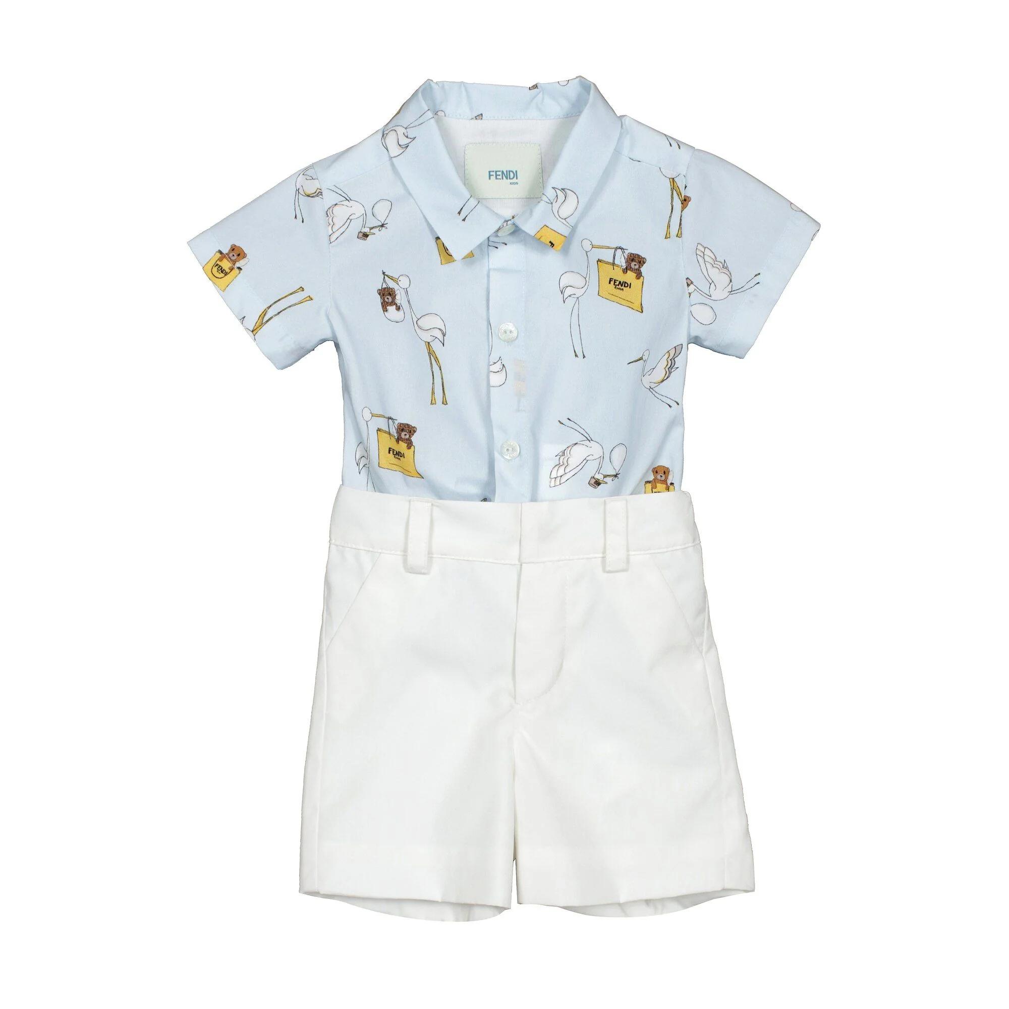 Kids' Bboy Romper Suit - Blue Baby