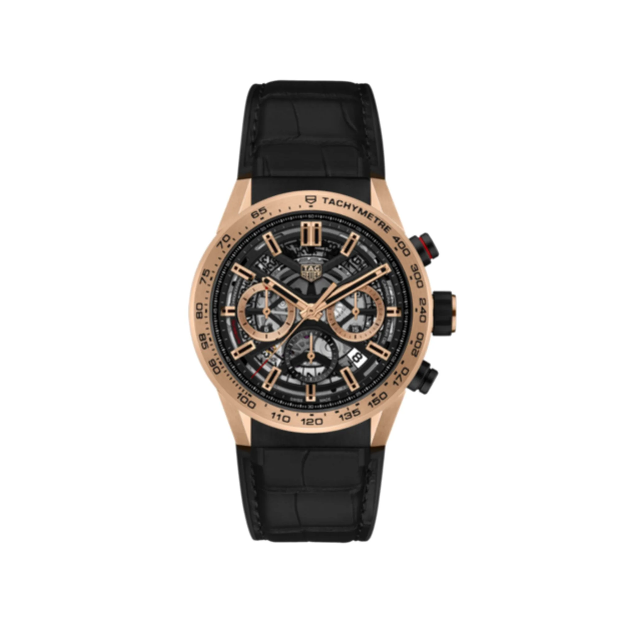 Men's Carrera 43mm Caliber Heuer02 - Black [NEW]