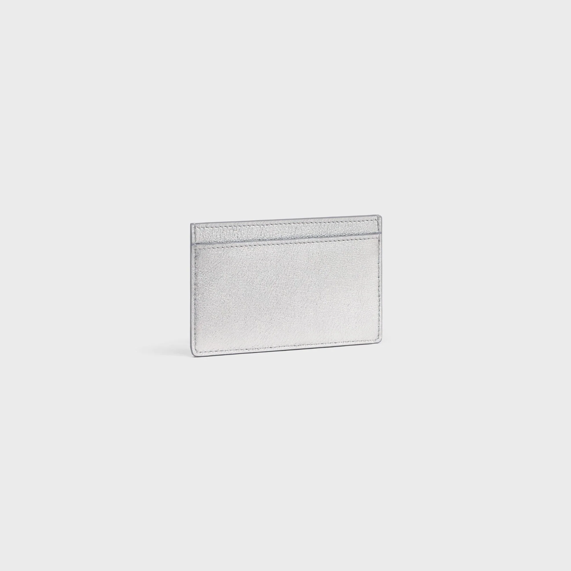 Essentials Slg Card Holder Lam Calf Wiltern P. - Silver - Image 3