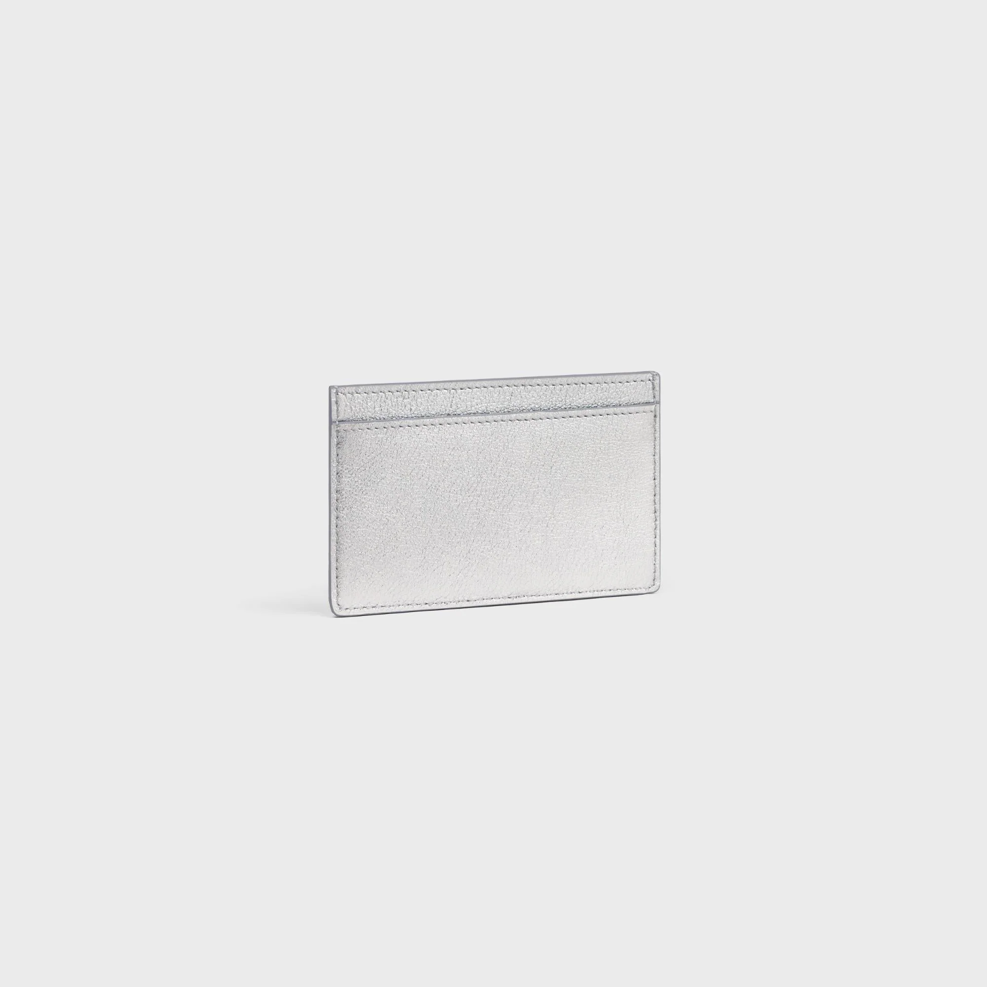 Essentials Slg Card Holder Lam Calf Wiltern P. - Silver - Image 4