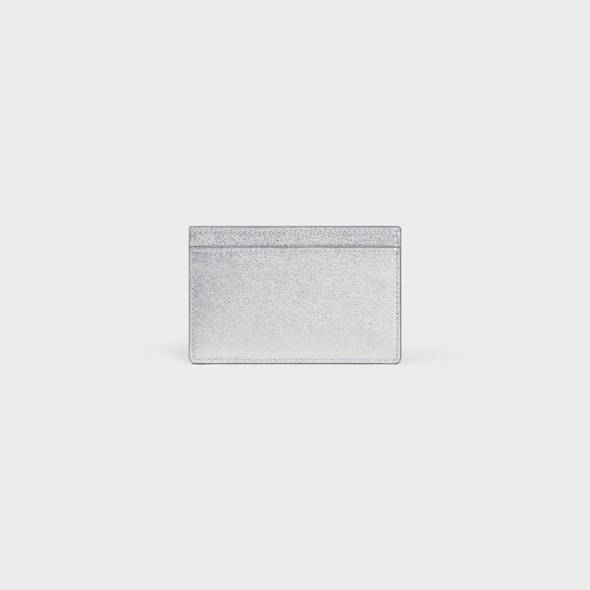 Essentials Slg Card Holder Lam Calf Wiltern P. - Silver - Image 6