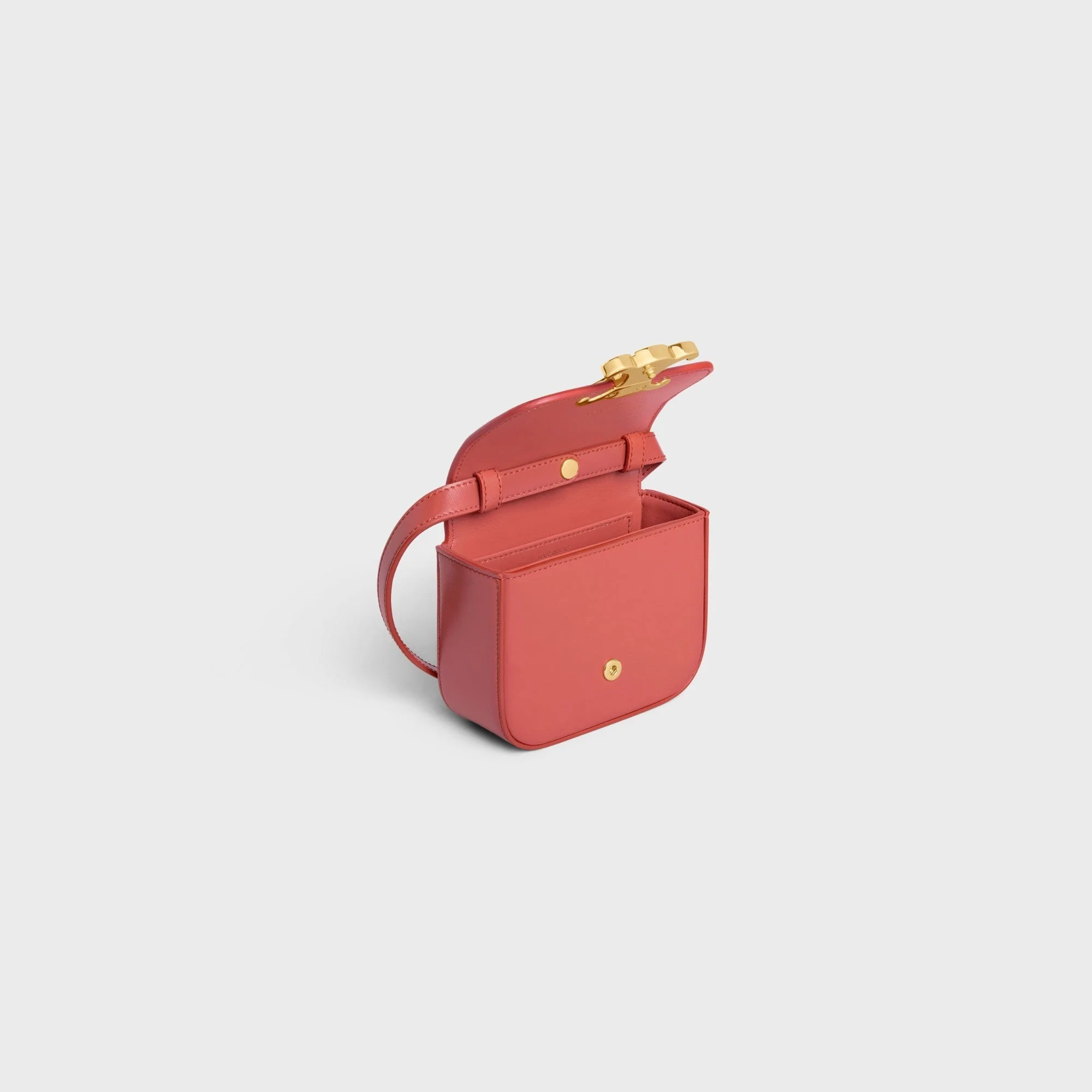 Claude Slg Mini Shiny Calfskin - Lychee - Image 4
