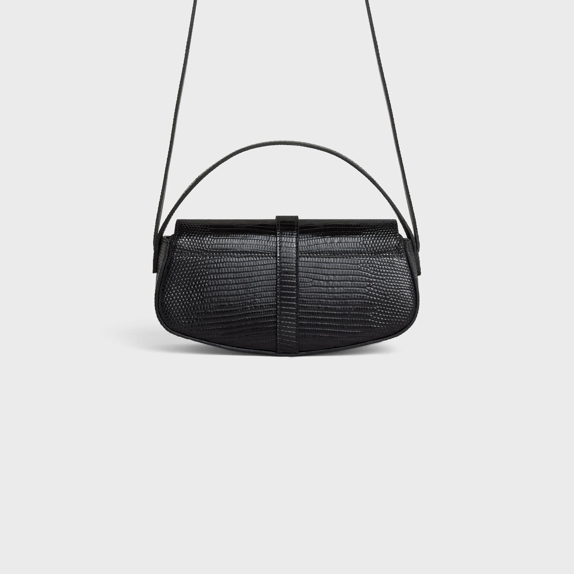 Tabou Slg Clutch On Strap Lizard - Black - Image 3