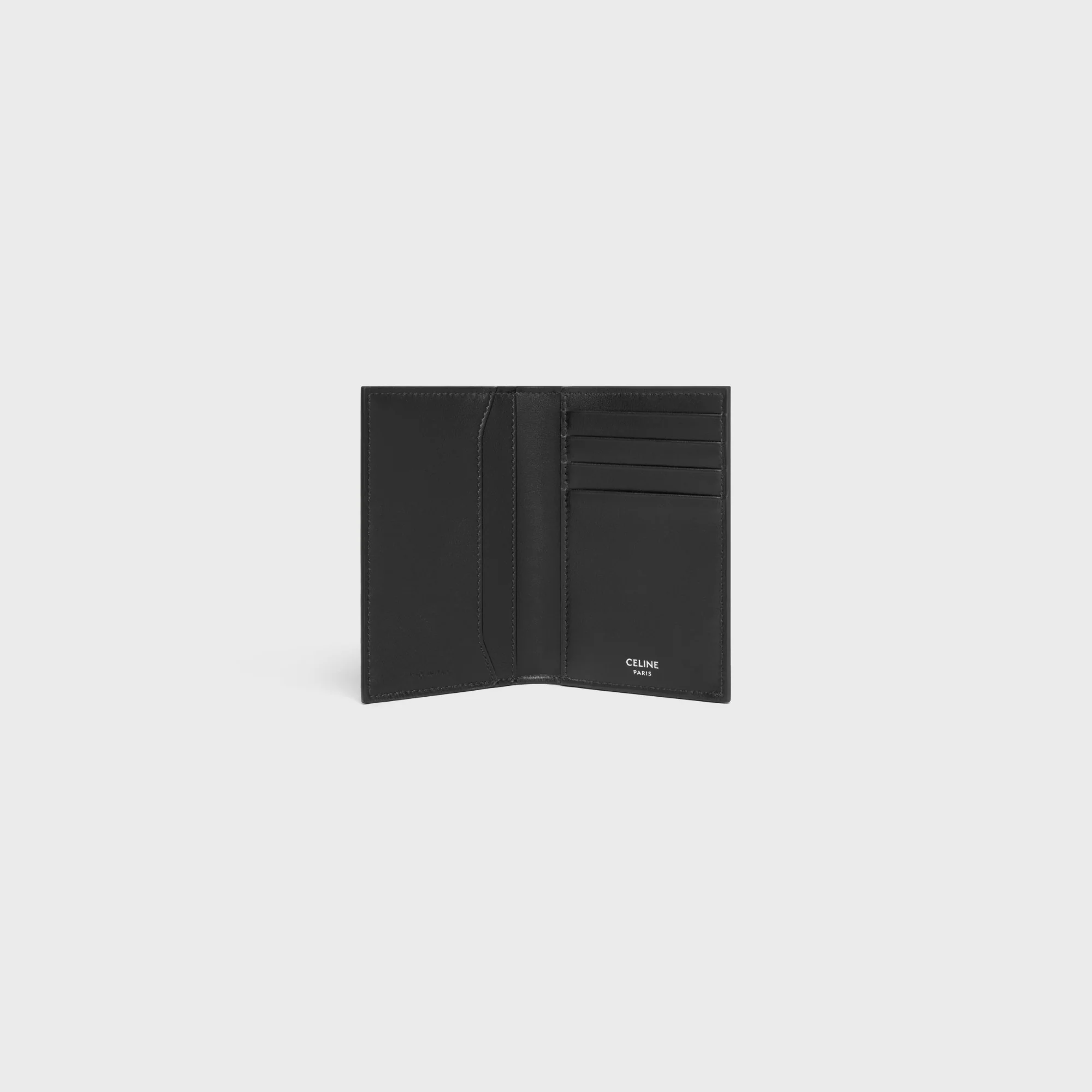 Triomphe Canvas Slg Vertical Card Holder New Triomphe2 - Beige - Image 5