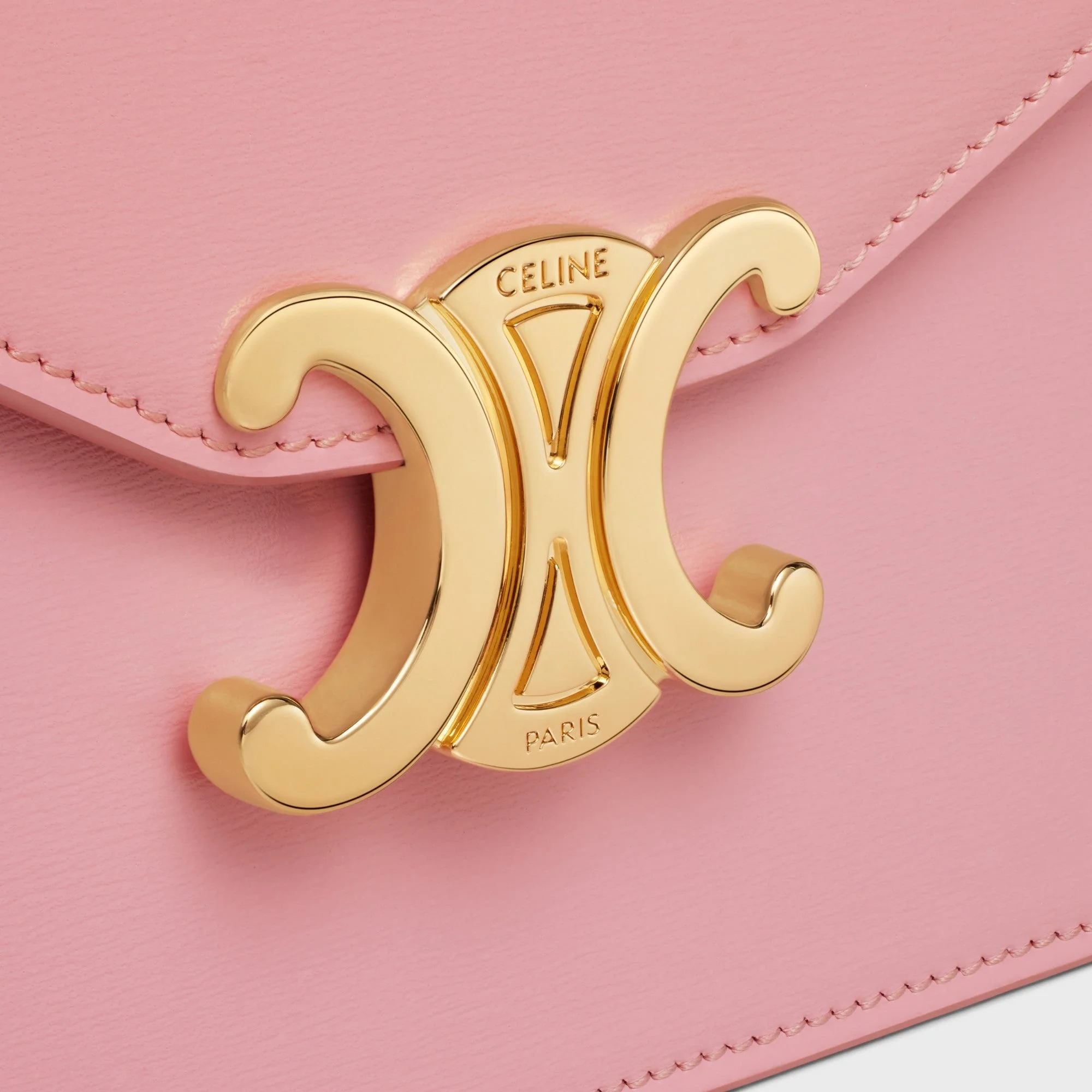 Margo Wallet On Chain Shiny Calfskin - Rose - Image 5
