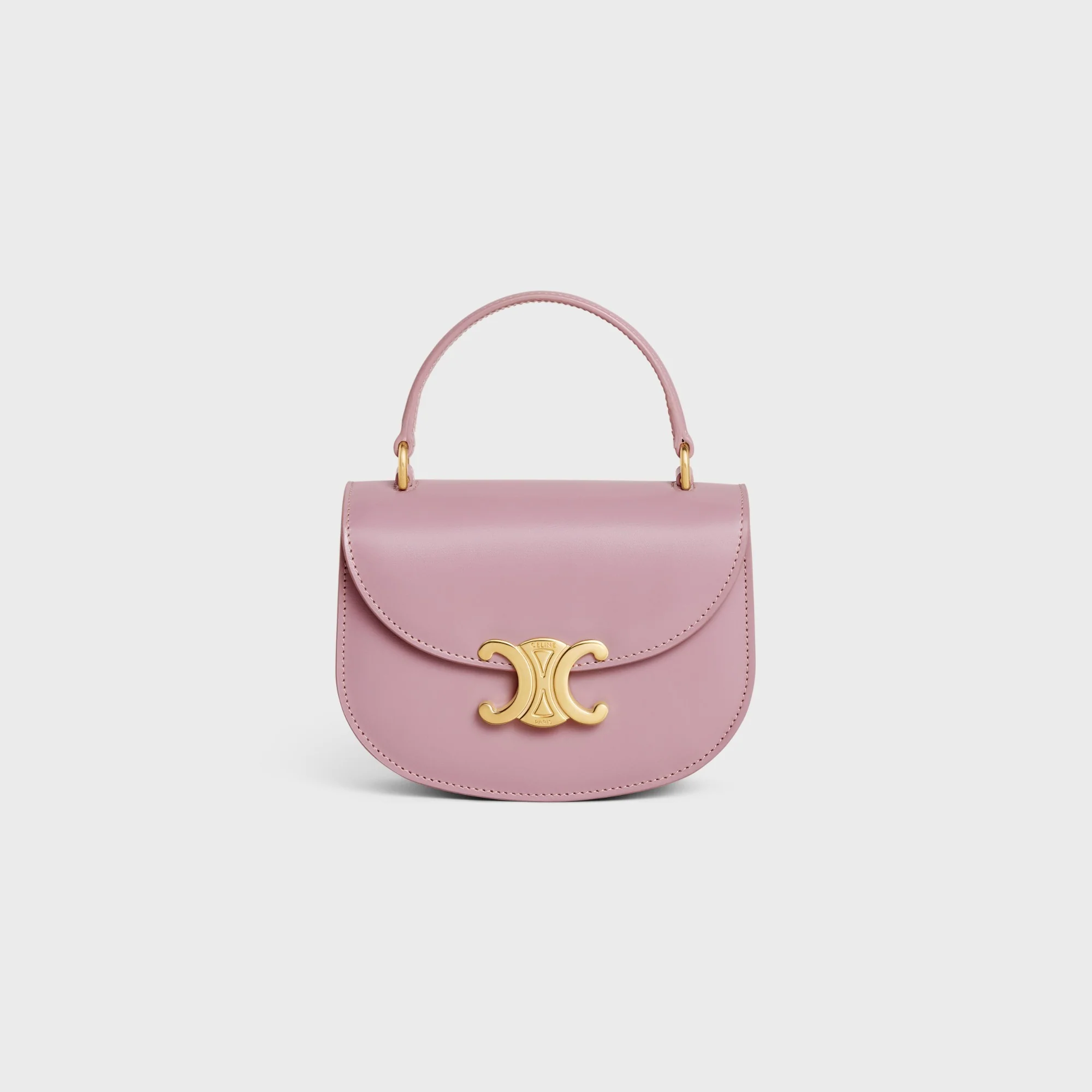 Clea Slg Mini Besace Shiny Calfskin - Petal