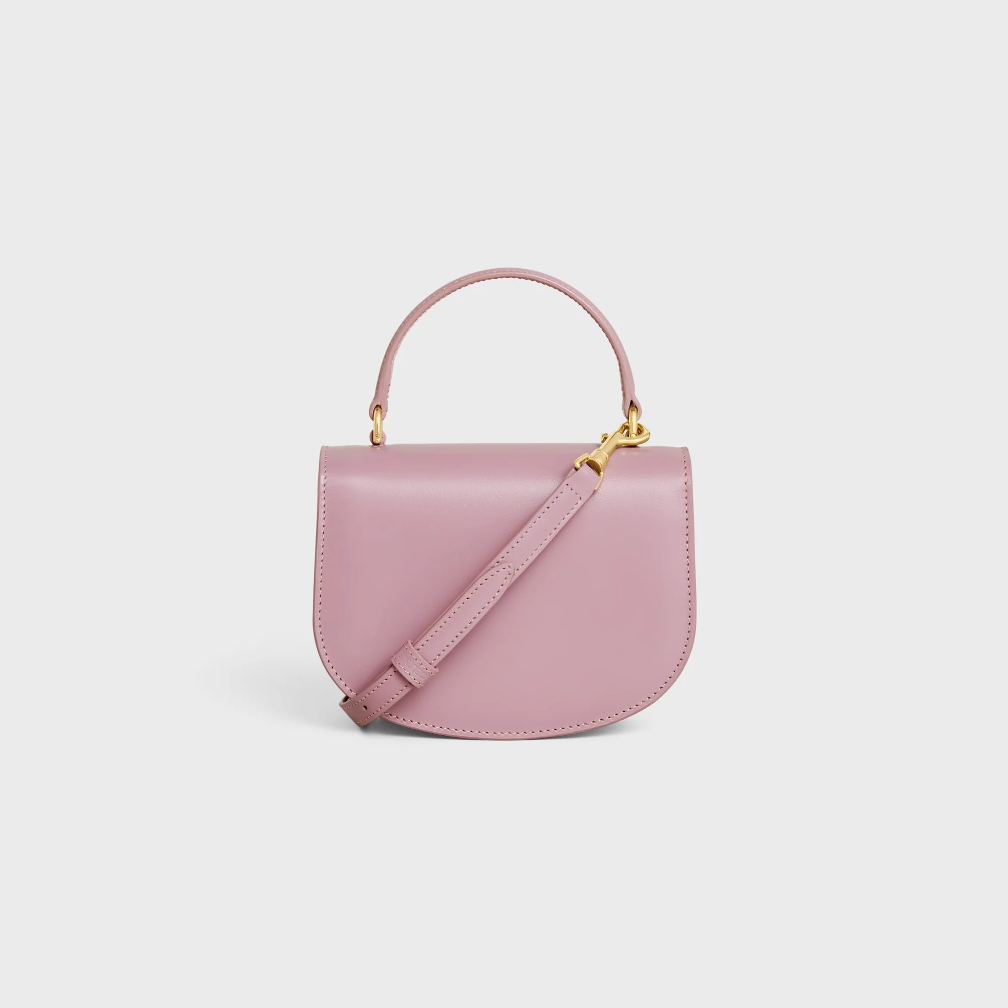 Clea Slg Mini Besace Shiny Calfskin - Petal - Image 3