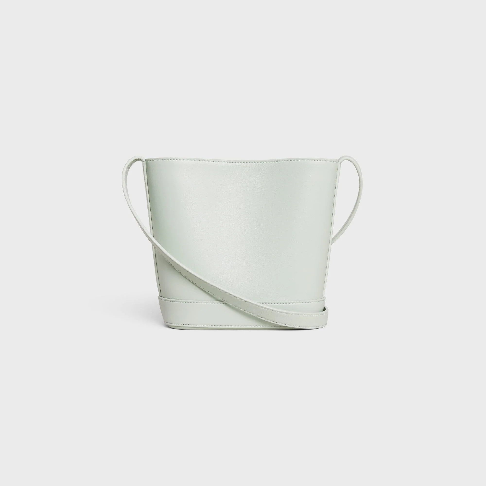 Cuir Triomphe Slg Mini Bucket Trio.Slg Smooth Calfskin - Jade - Image 3