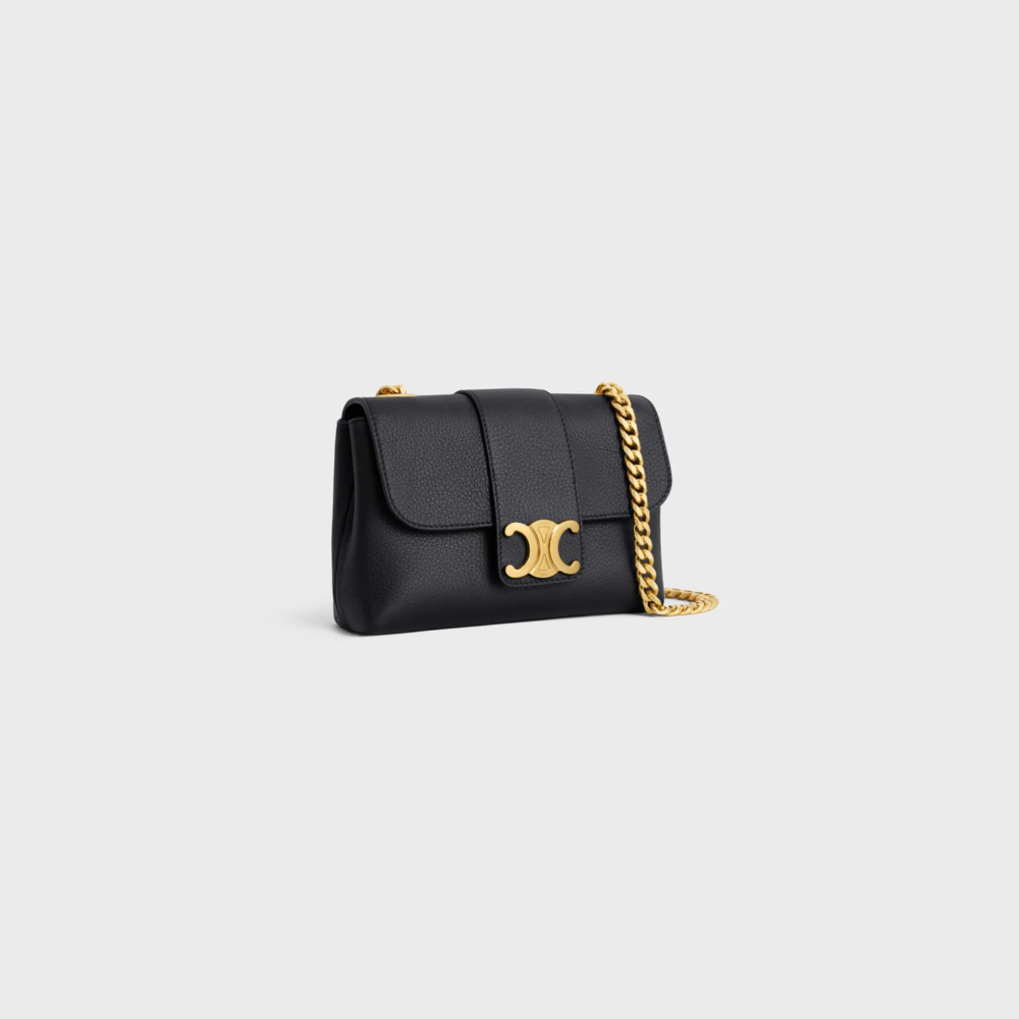 Celine Victoire Slg Mini Supple Grained Calfskin - Black - Image 2