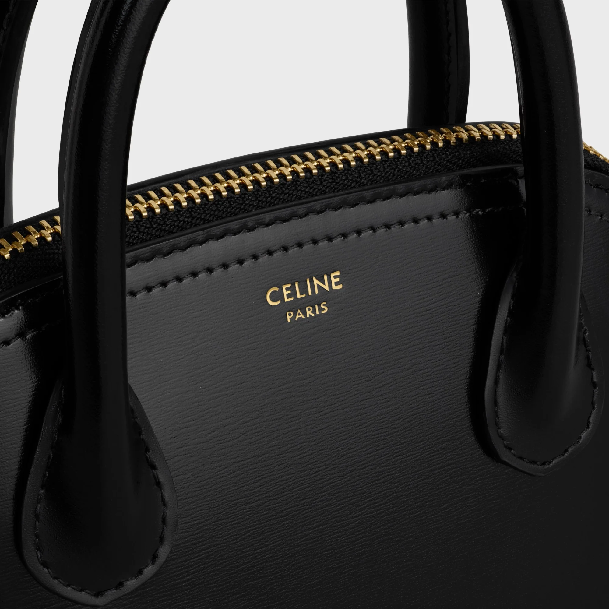 Honorine Mini Bags Shiny Calfskin - Black - Image 4