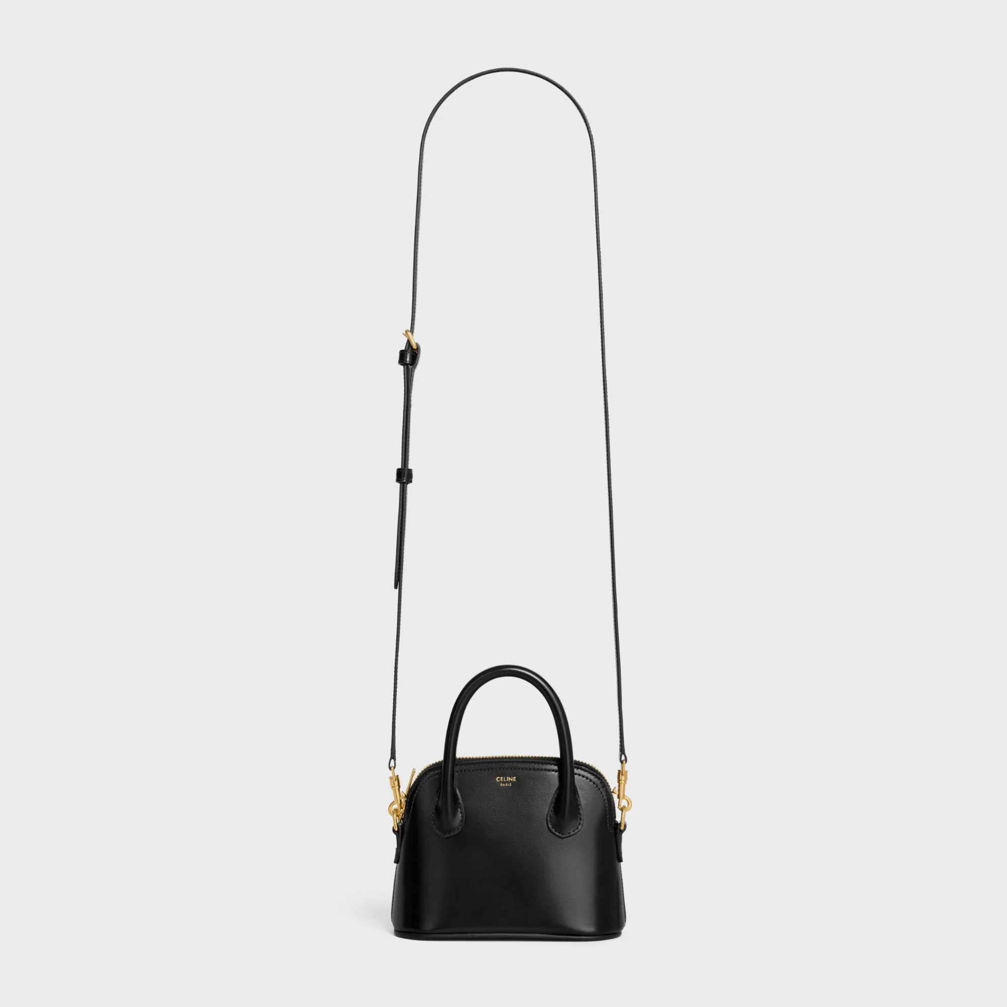 Honorine Mini Bags Shiny Calfskin - Black - Image 5