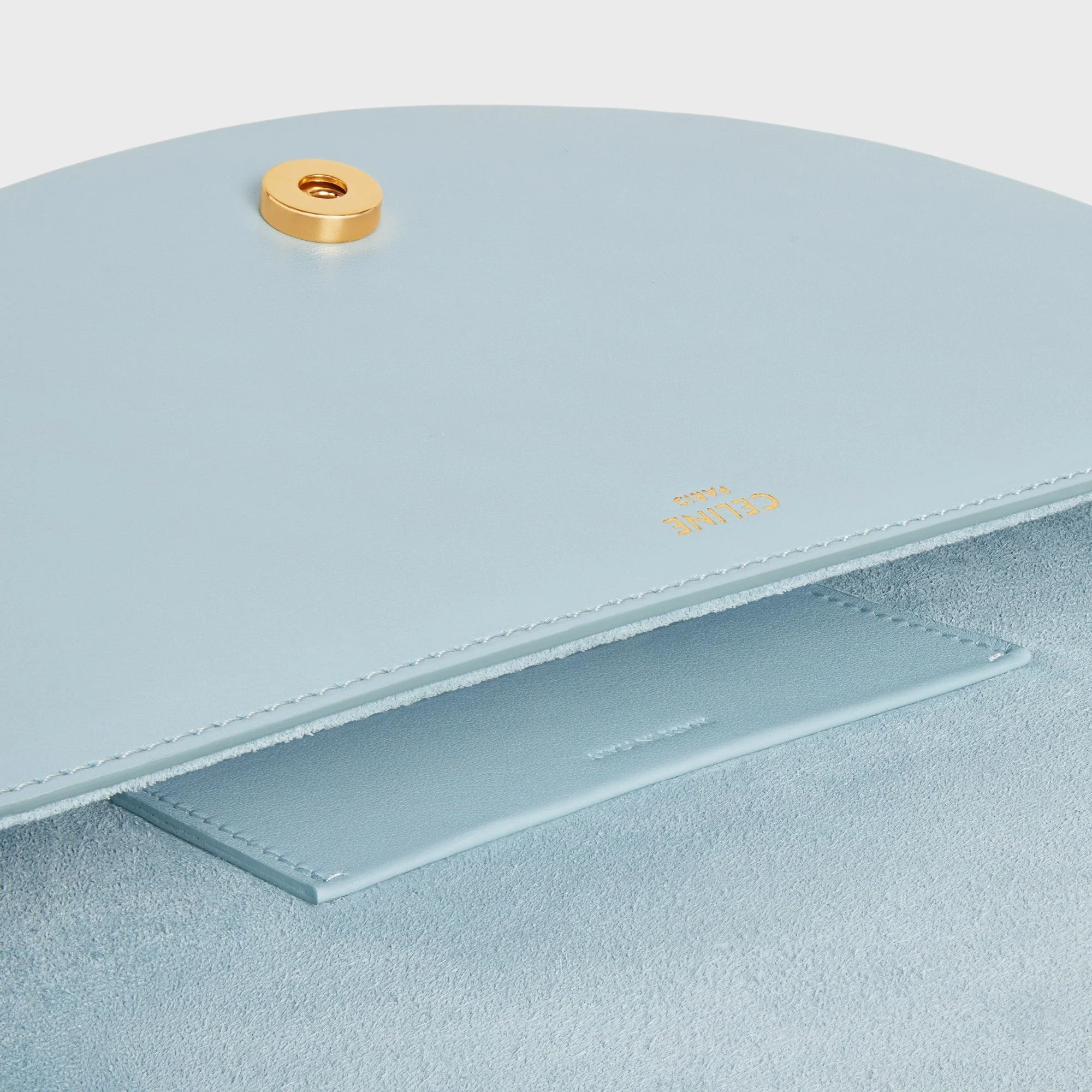 Cuir Triomphe Besace Smooth Calfskin - Ice Blue - Image 7
