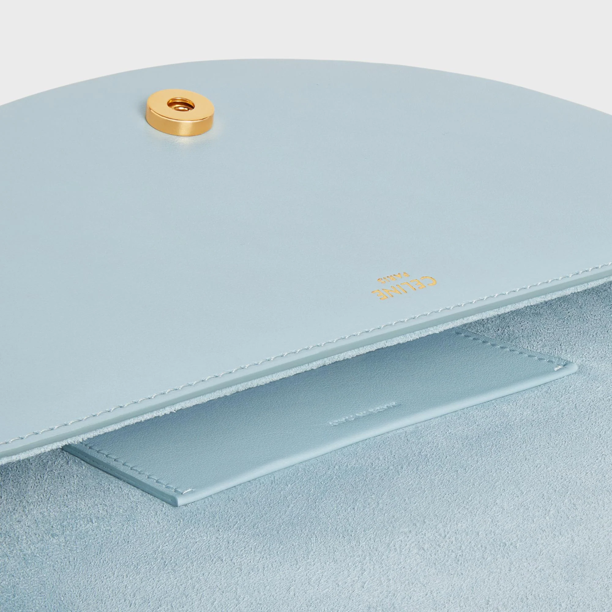 Cuir Triomphe Besace Smooth Calfskin - Ice Blue - Image 8