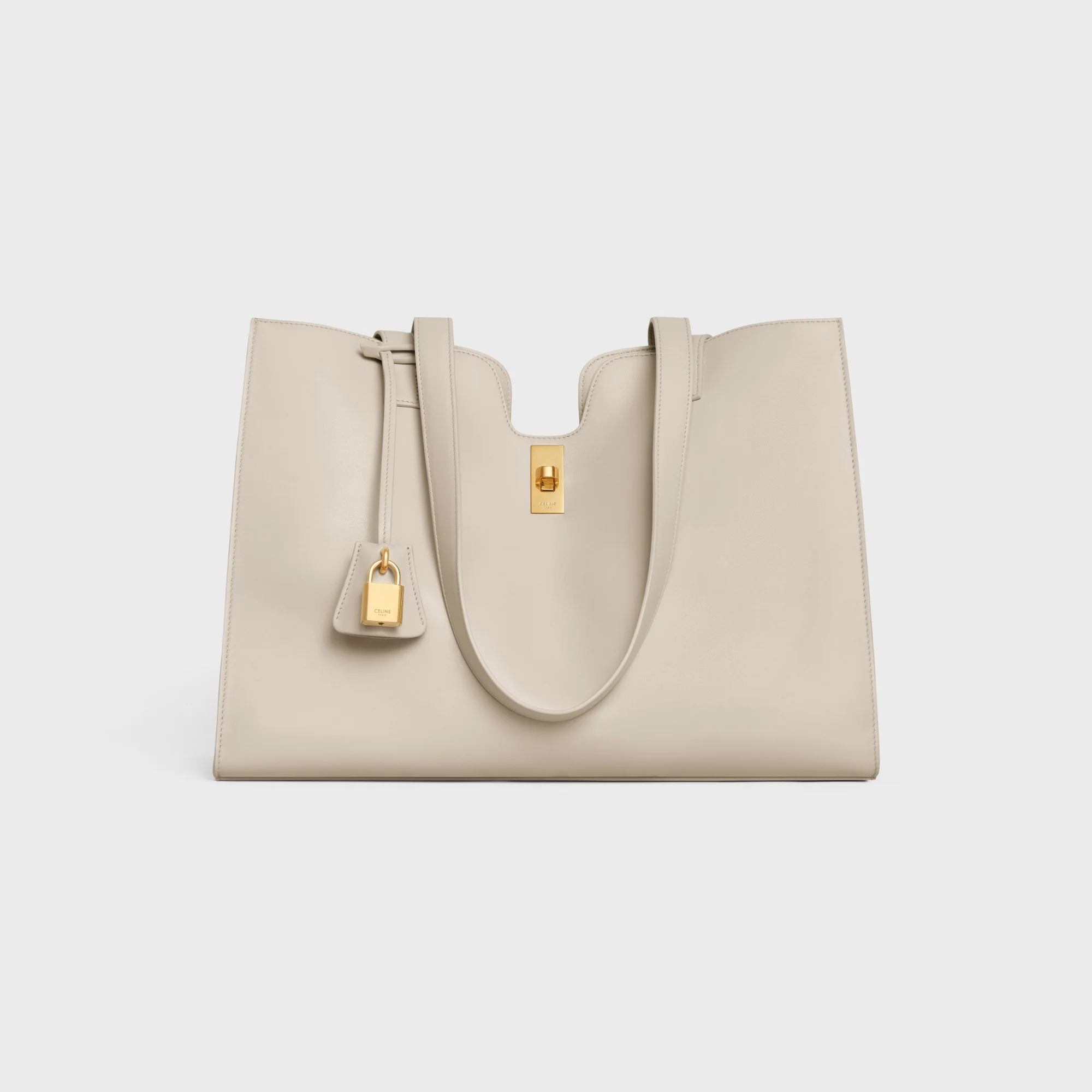 Cabas 16 Soft 16 Smooth Calfskin - Light Stone