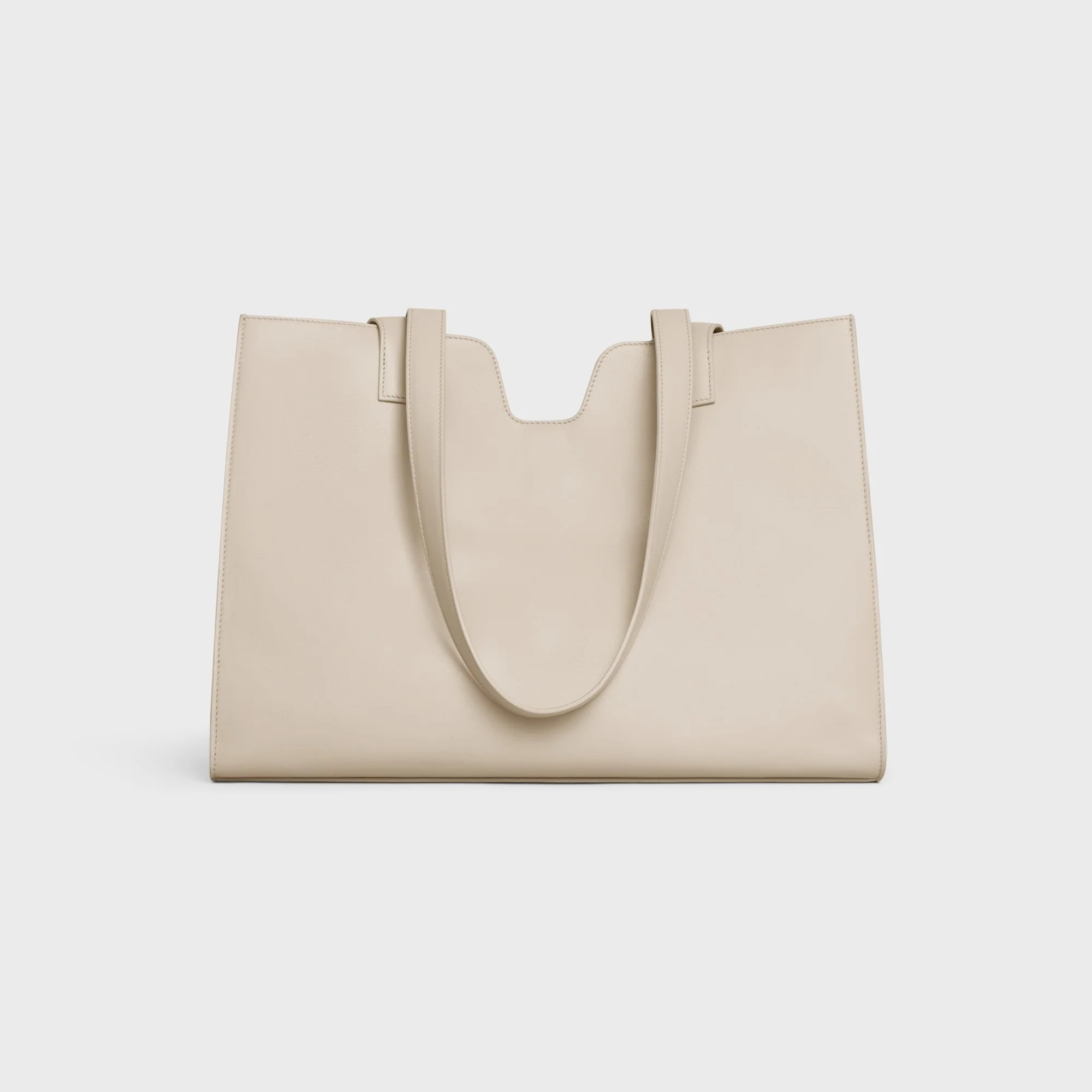 Cabas 16 Soft 16 Smooth Calfskin - Light Stone - Image 3