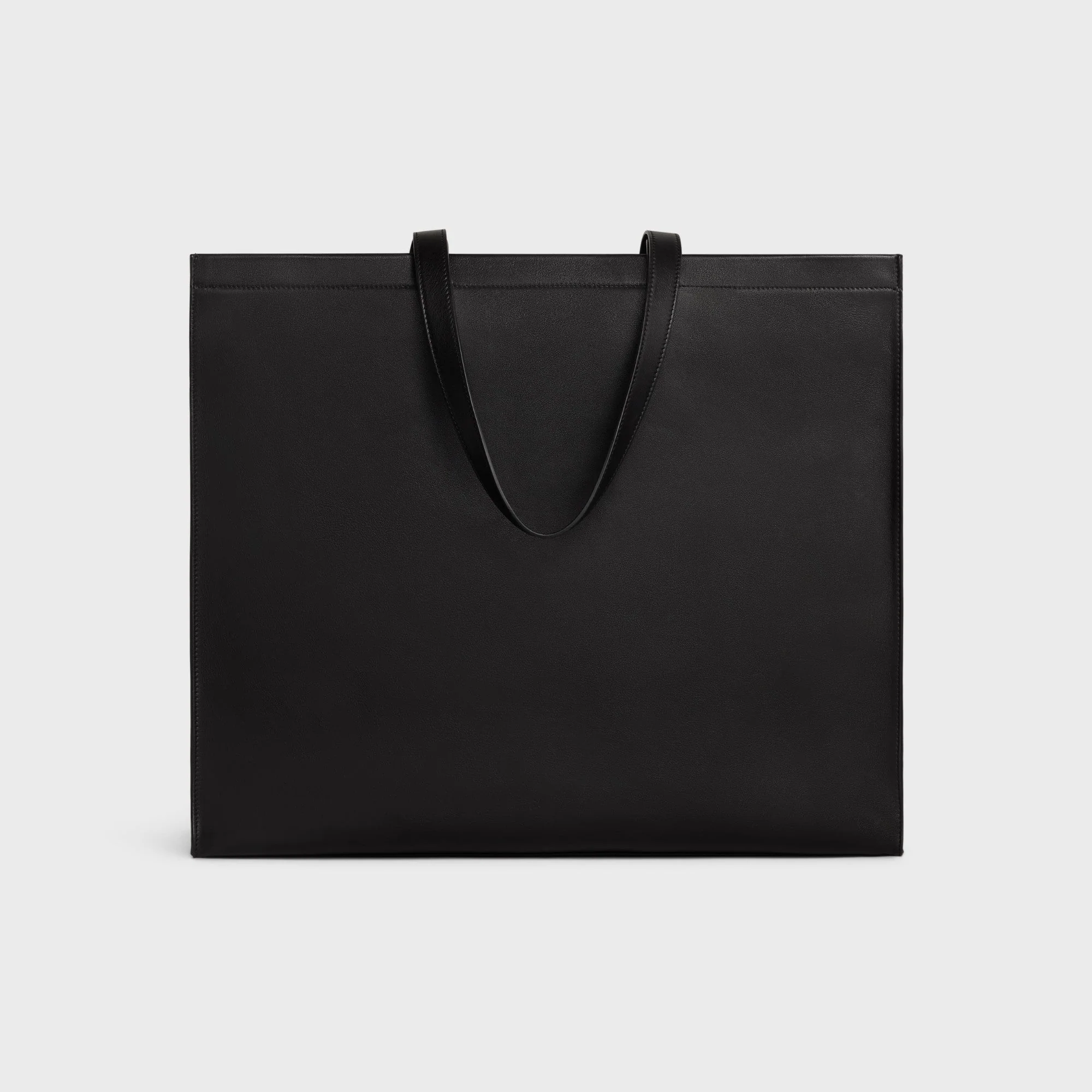 Cabas Celine Large Squared Cel.Calfskin W/Wilt.Pr - Black - Image 3