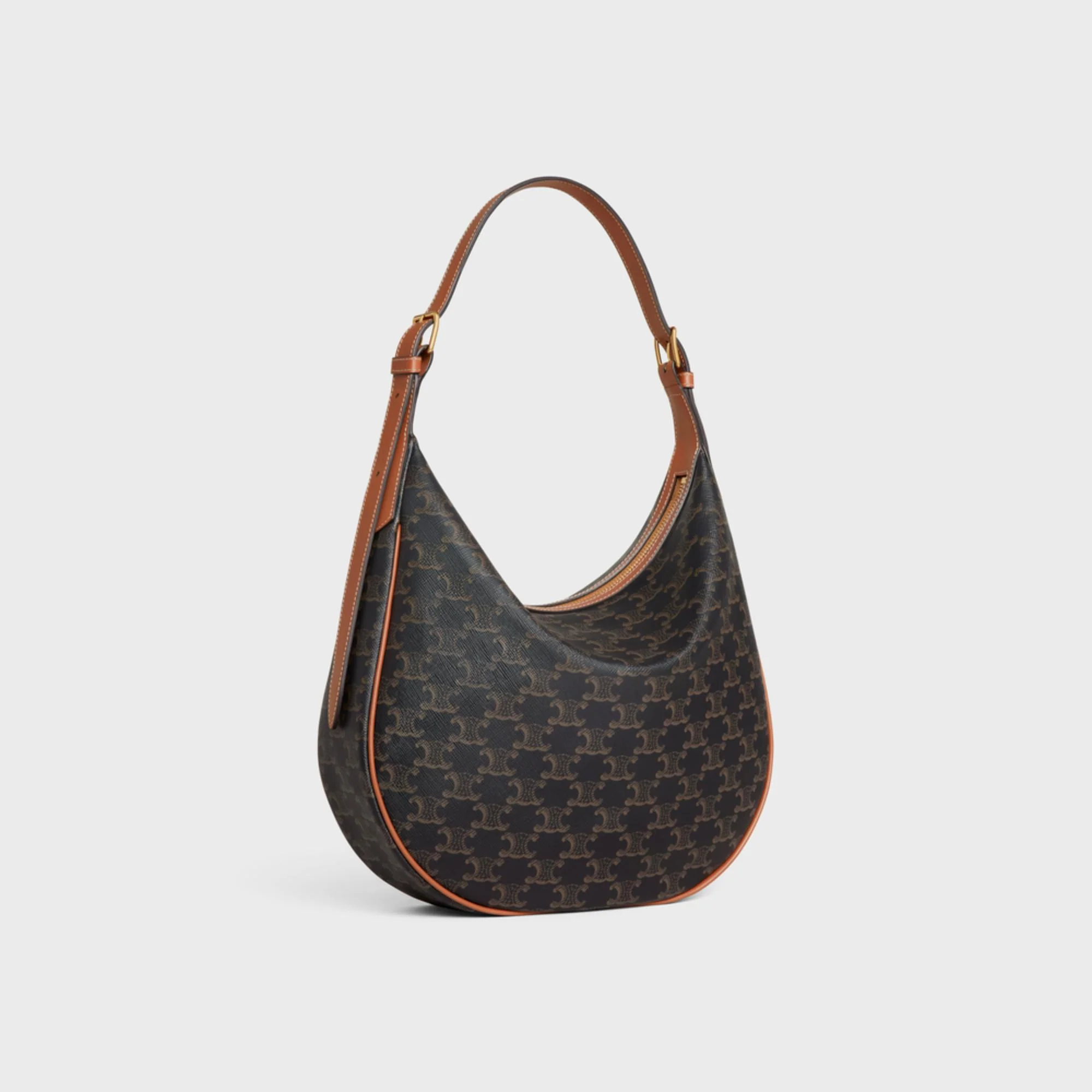 Triomphe Canvas Medium Heloise & Calfskin - Tan - Image 2