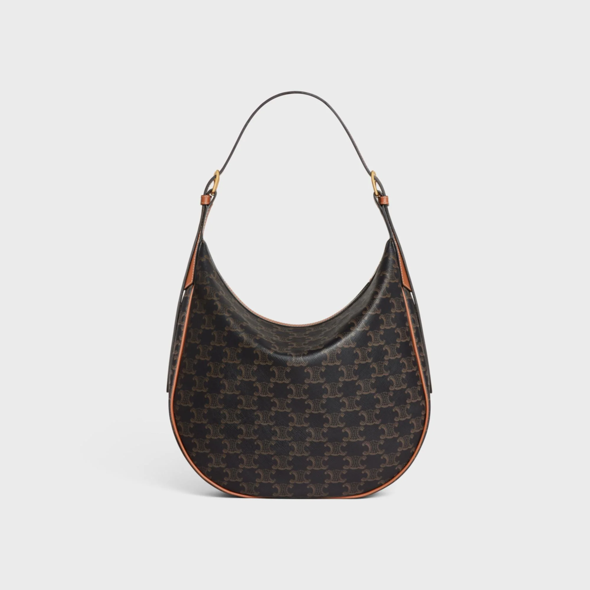 Triomphe Canvas Medium Heloise & Calfskin - Tan - Image 3