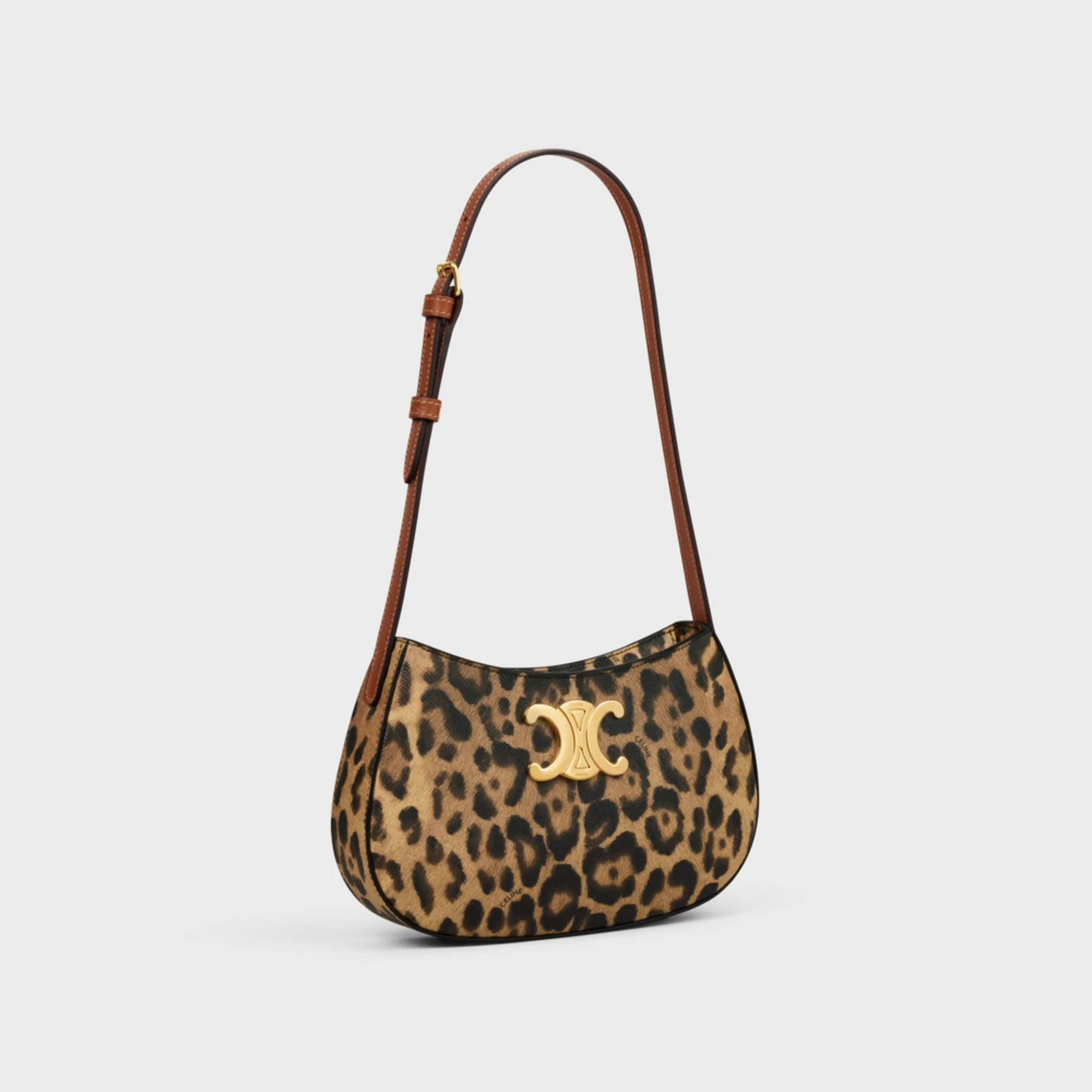 Tilly Medium Triomphe Celine Canvas Leop.Pr - Leopard - Image 2