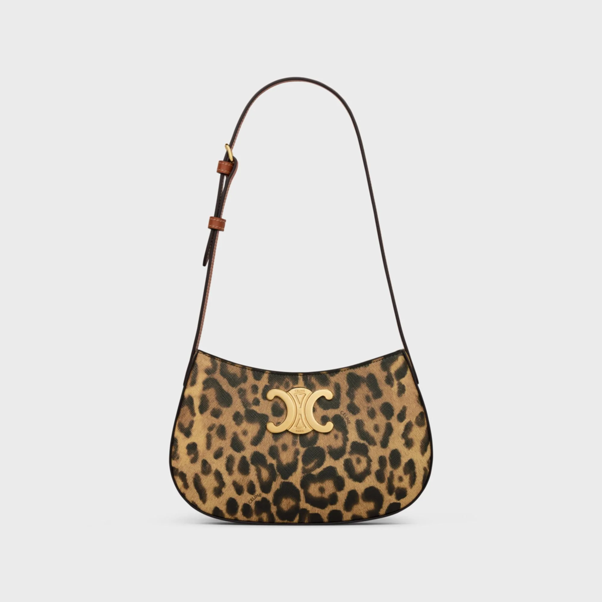Tilly Medium Triomphe Celine Canvas Leop.Pr - Leopard