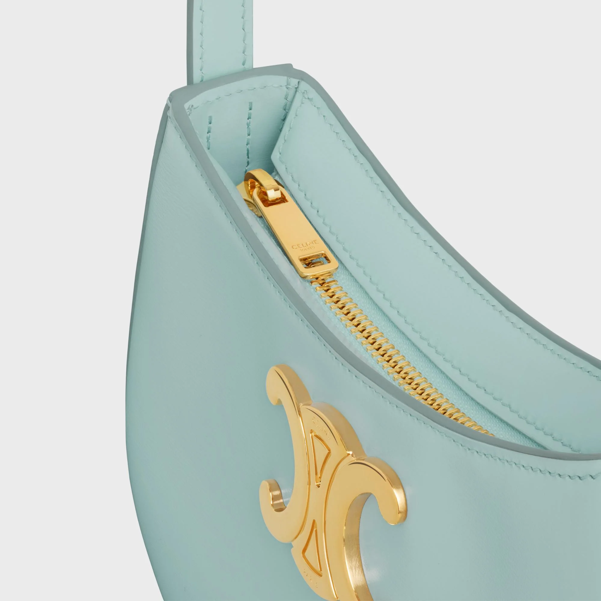 Tilly Medium Shiny Calfskin - Pool - Image 5