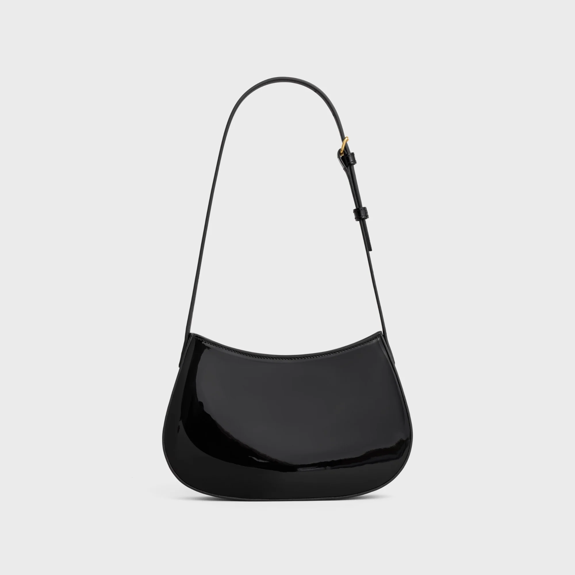 Tilly Medium Patent Calfskin - Black - Image 3