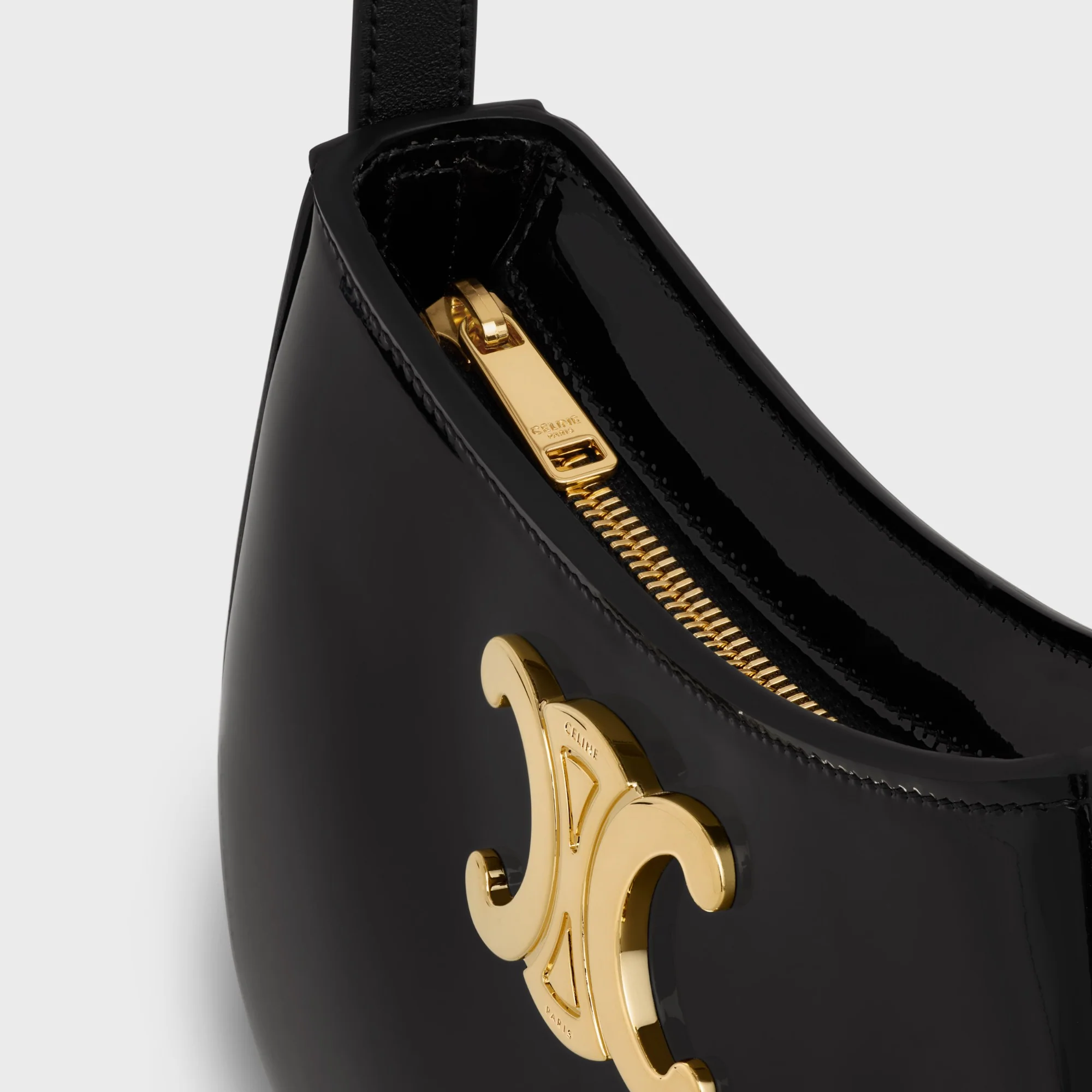 Tilly Medium Patent Calfskin - Black - Image 5