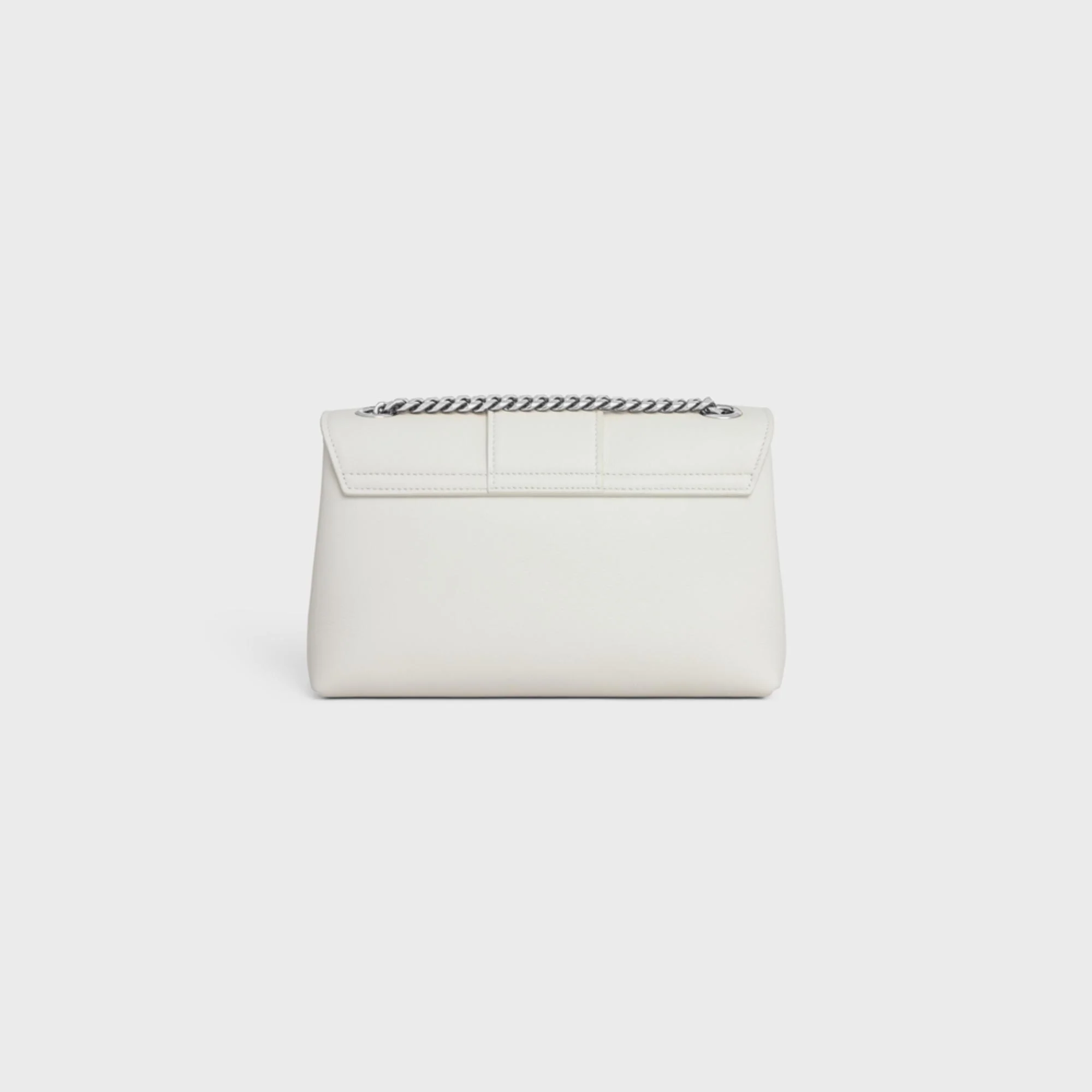 Celine Victoire Teen Supple Grained Calfskin - White - Image 3