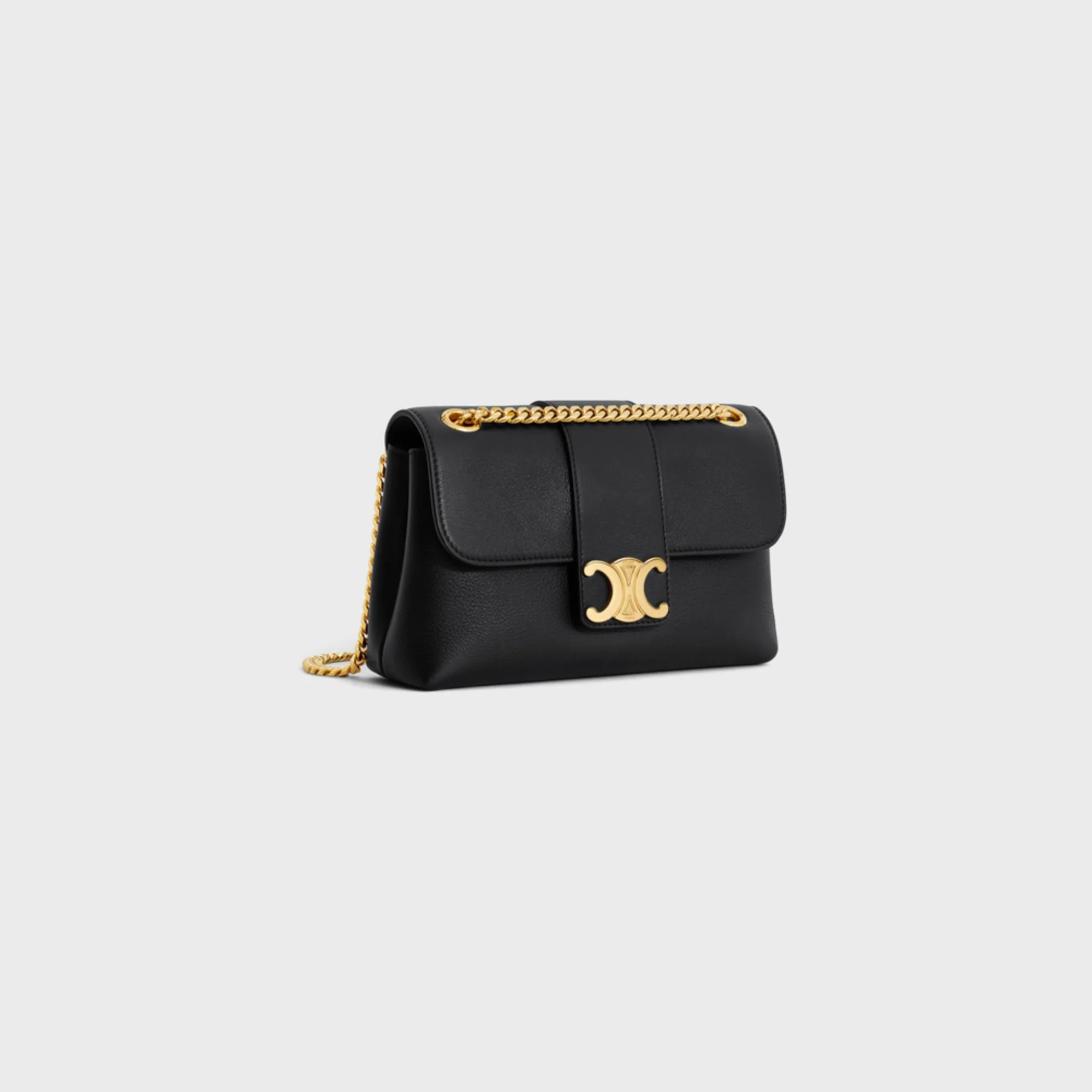 Celine Victoire Teen Supple Grained Calfskin - Black - Image 2