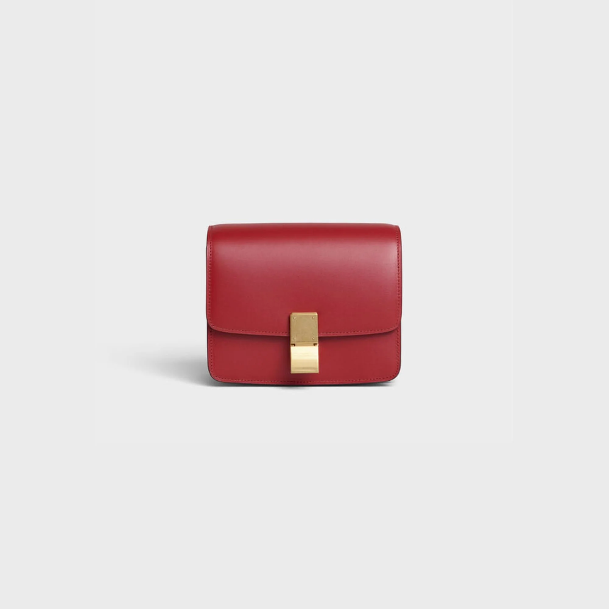 Classic Small Box Calfskin - Red