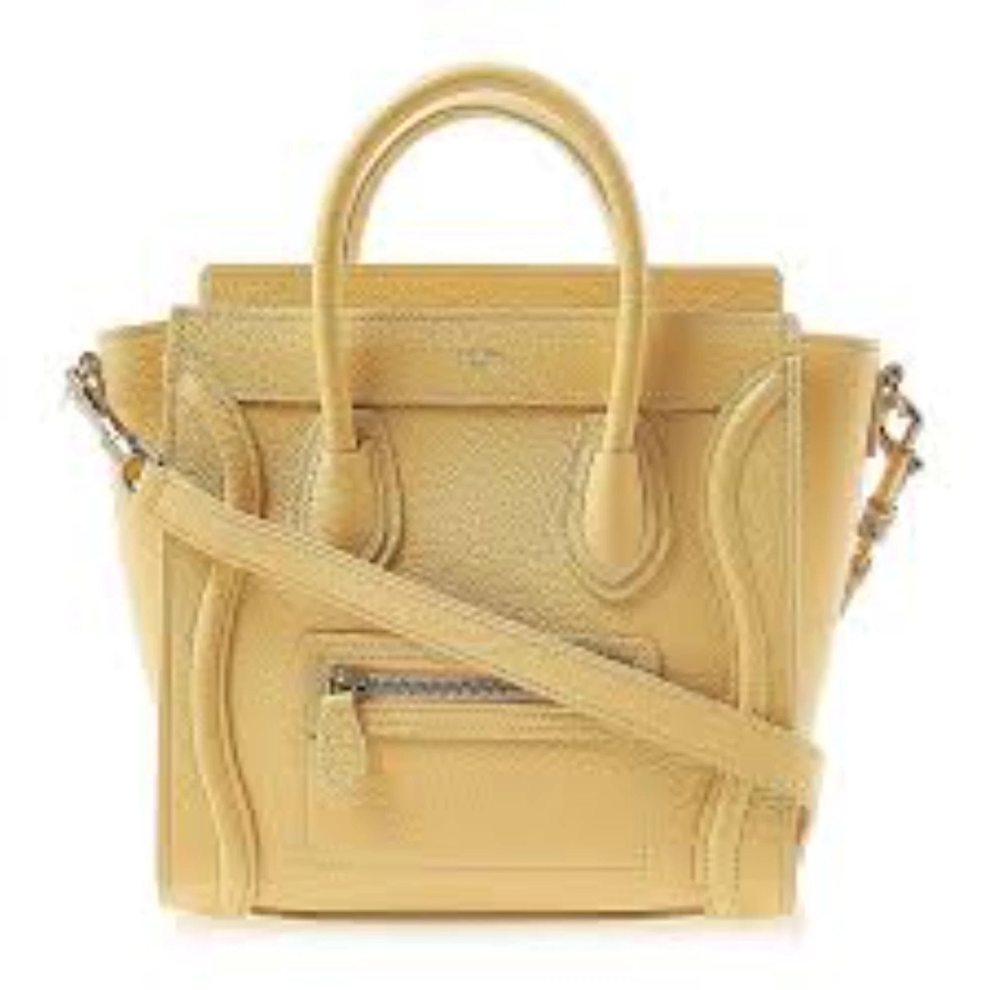 Luggage Nano Drummed Calfskin - Pollen