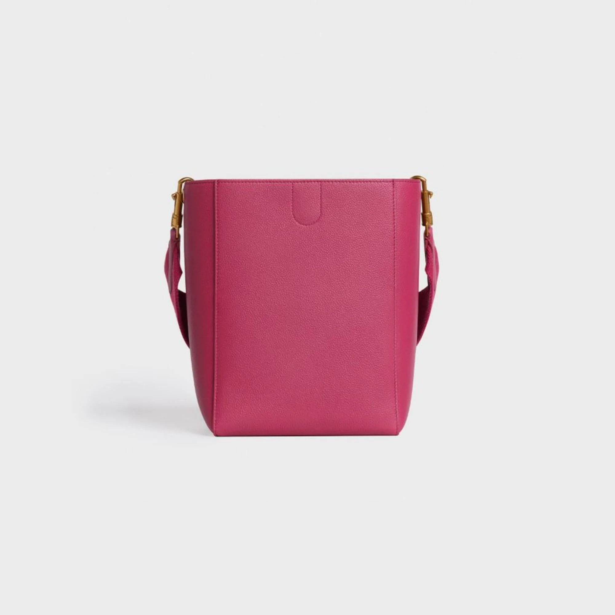 Sangle Small Soft Grained Calfskin - Raspberry - Image 3