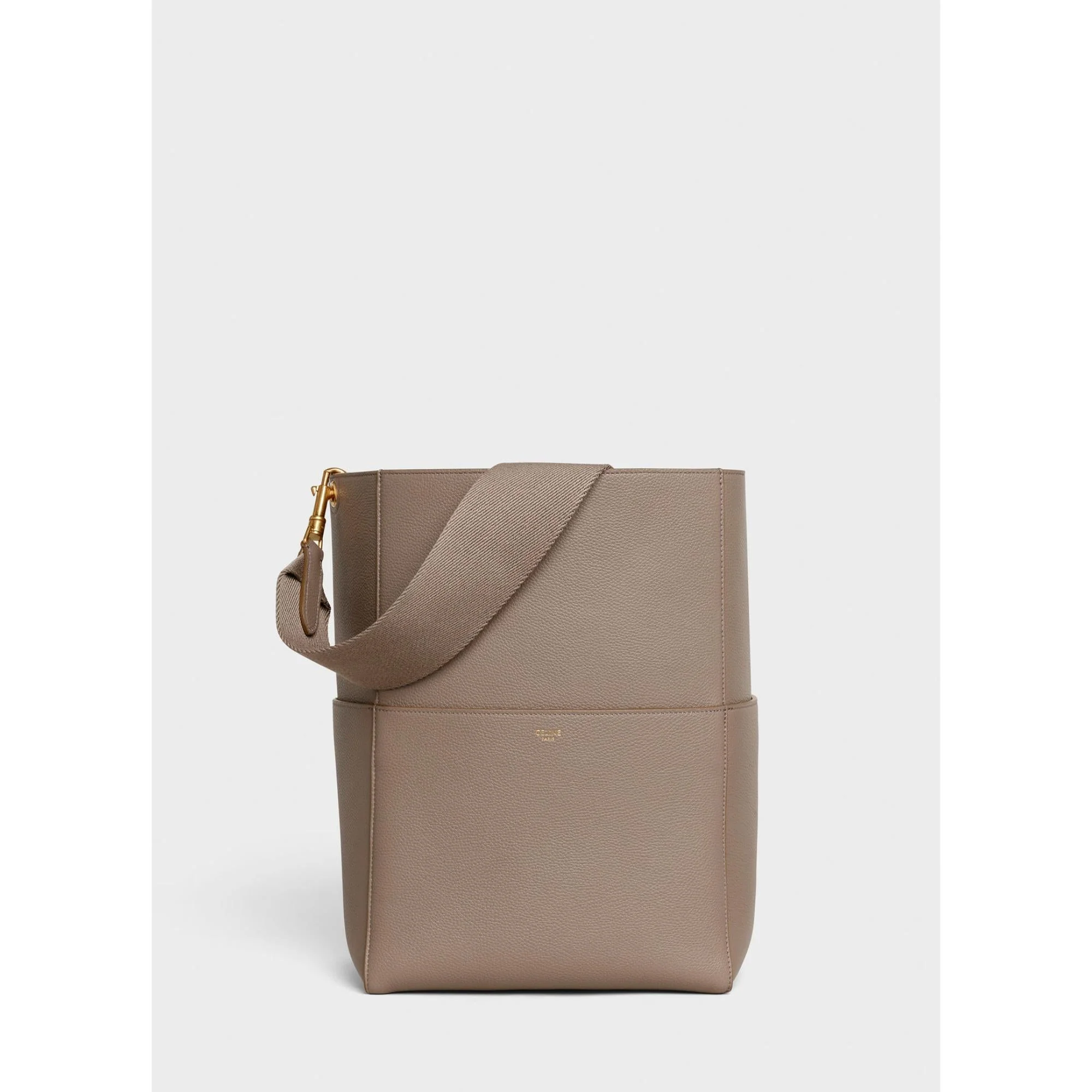 Sangle Seau Soft Grained Calfskin - Taupe
