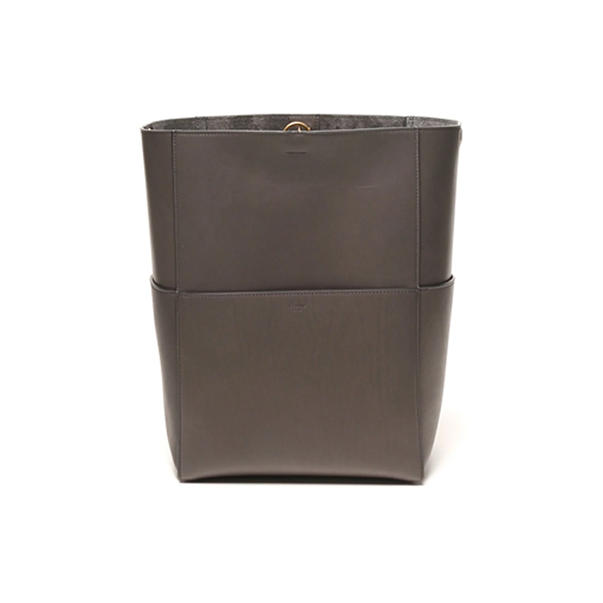 Sangle Seau Natural Calfskin - Grey