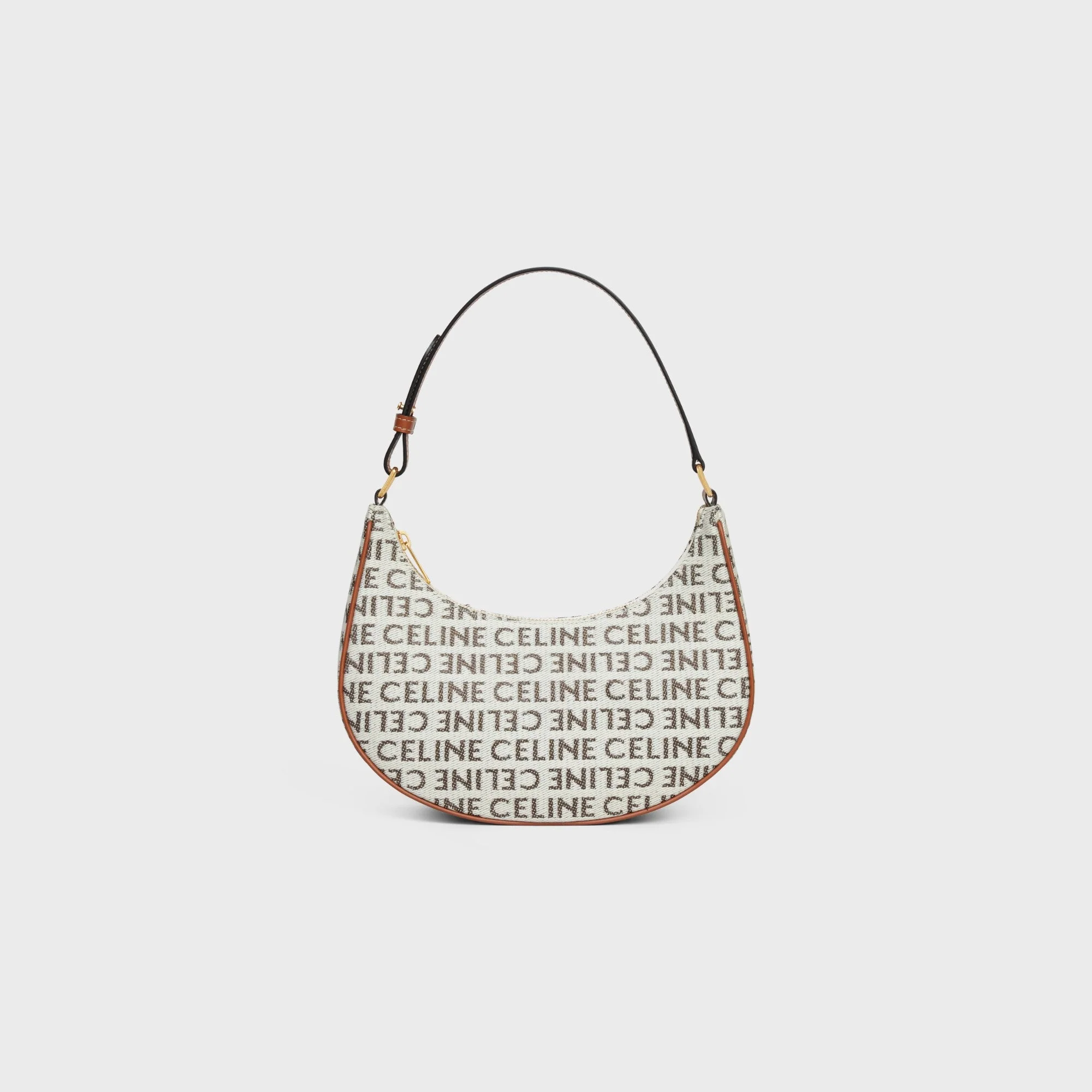 Ava Medium Textile W/Celine All Over - Natural / Tan
