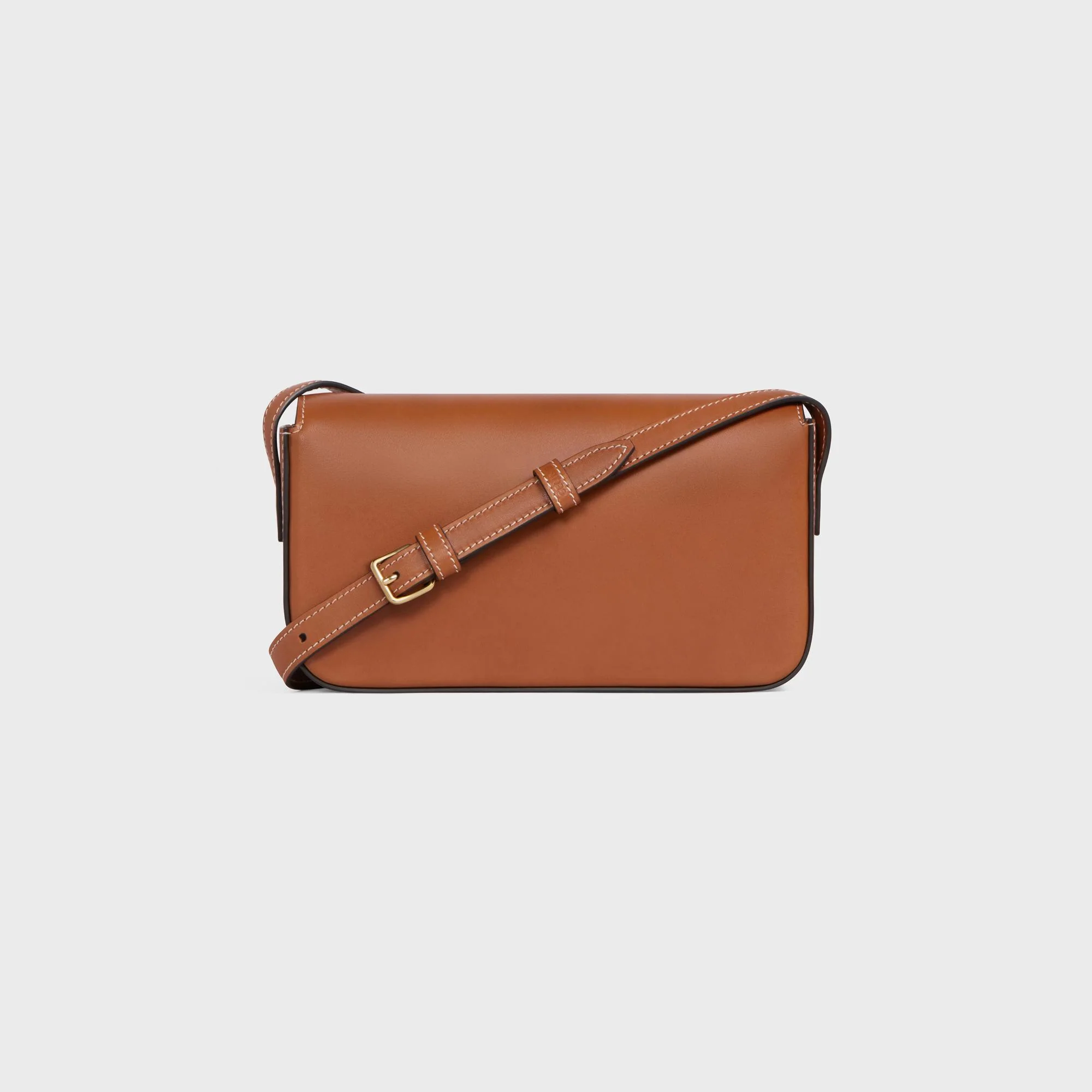 Claude Shoulder Bag Natural Calfskin - Tan - Image 3