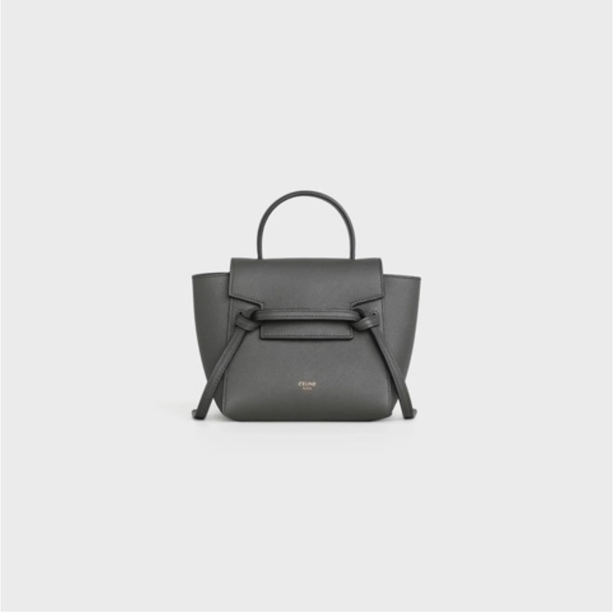 Belt Bag Pico Grained Calfskin - Grey