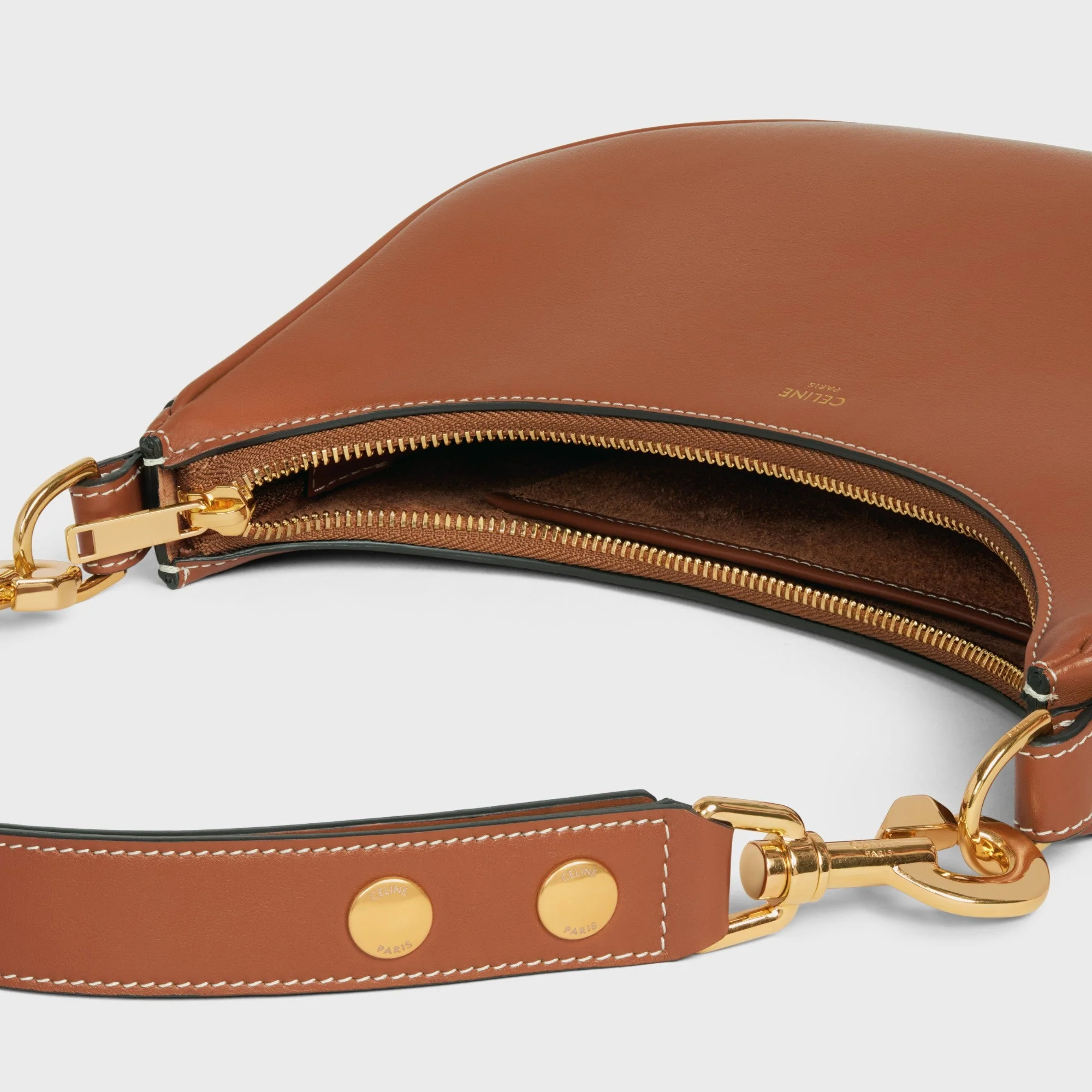 Ava Medium Strap Smooth Calfskin - Tan - Image 6