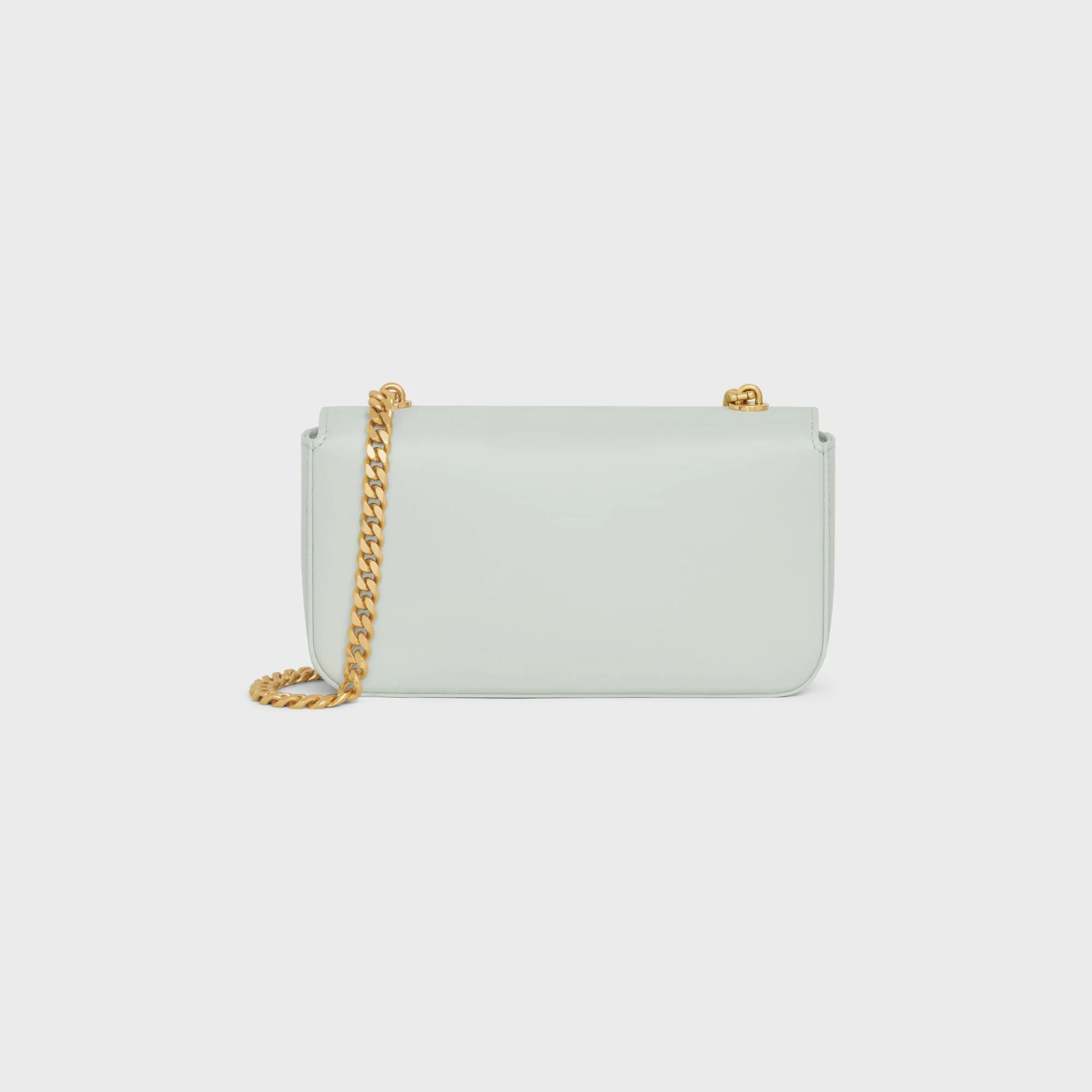 Claude Chain Shoulder Shiny Calfskin - Jade - Image 3