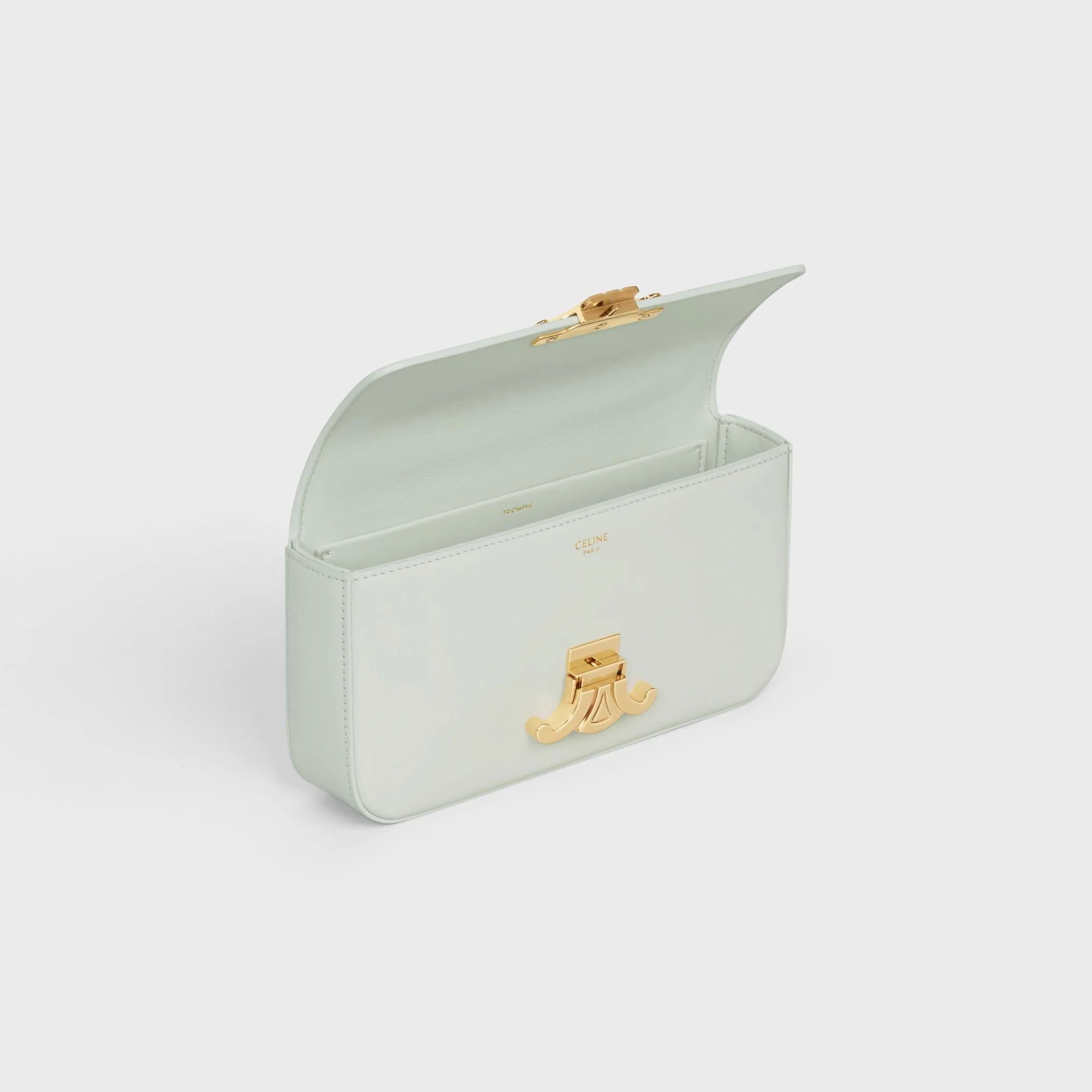 Claude Chain Shoulder Shiny Calfskin - Jade - Image 4