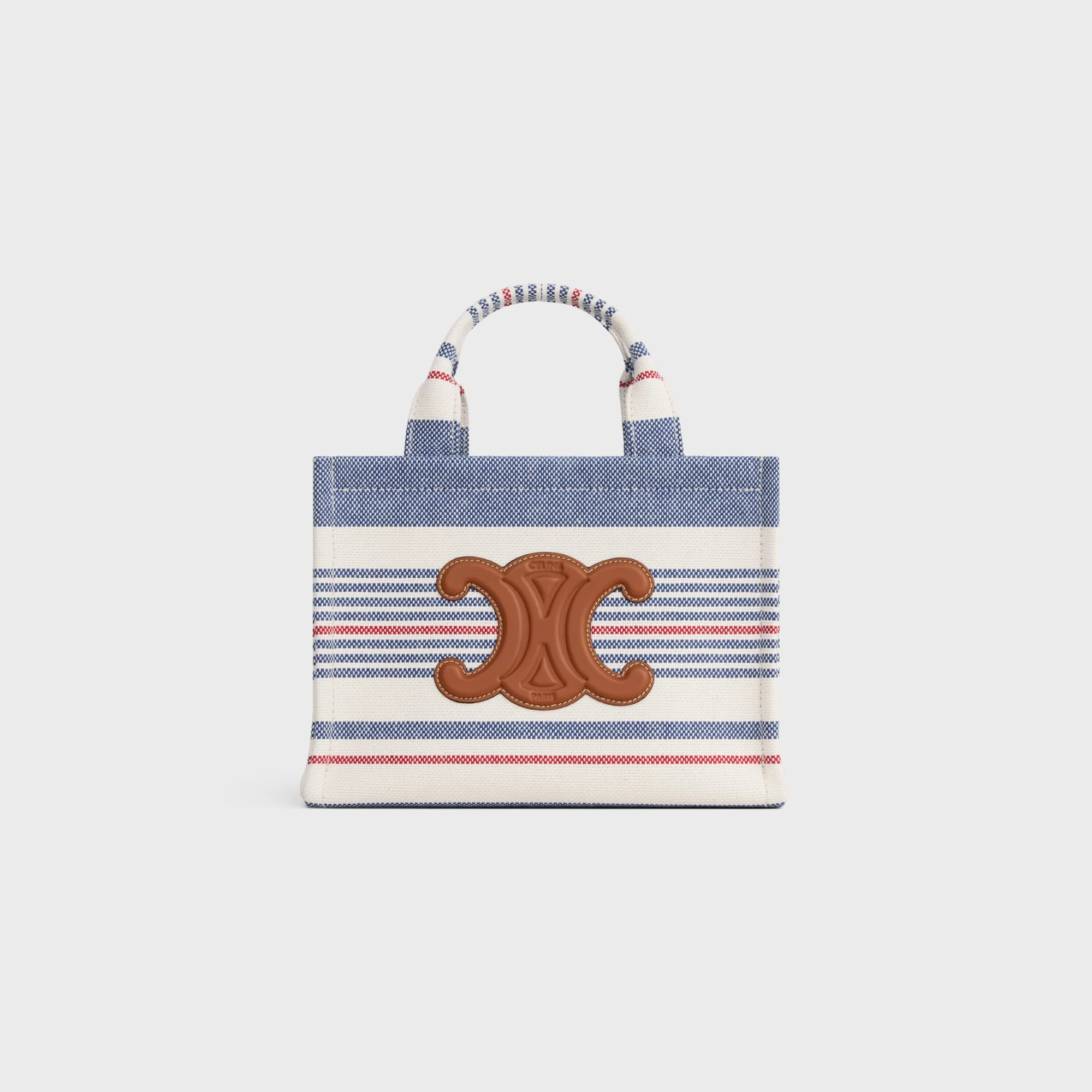 Thais Small Cabas Striped Textile - Multicolor